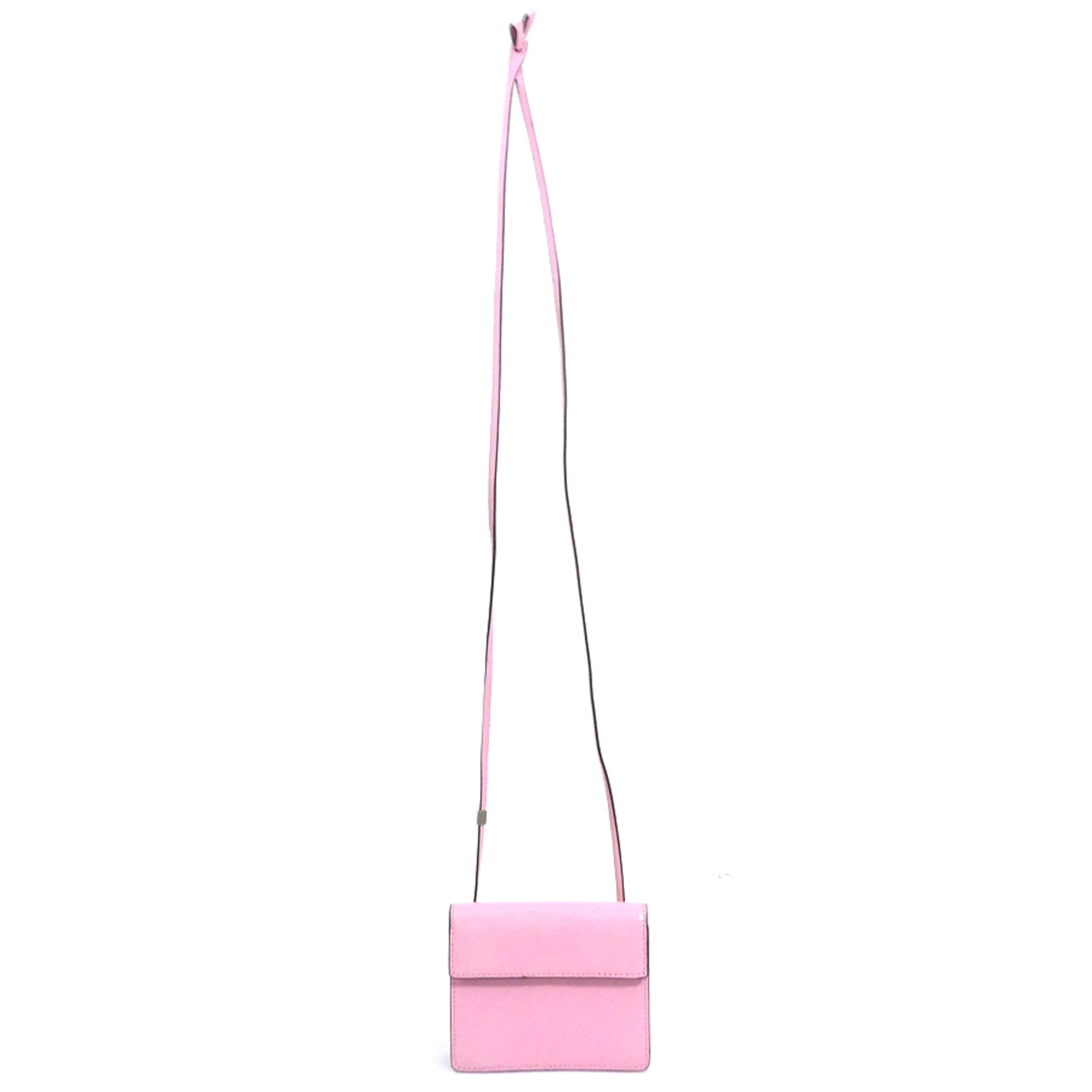 Prada Pink Leather Pochette (Pre-Owned)