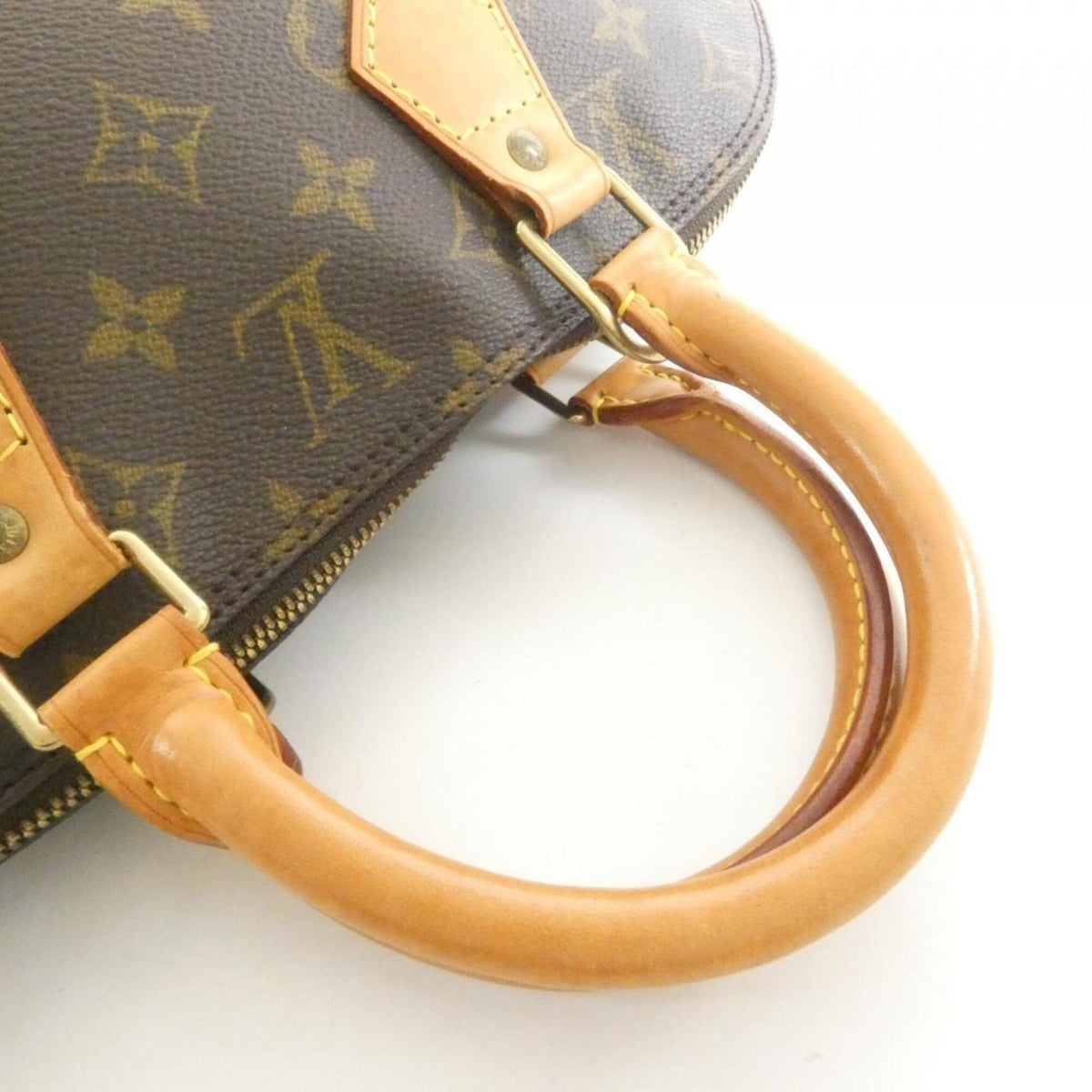 Louis Vuitton Brown Coated Canvas Handbag (Pre-Owned)