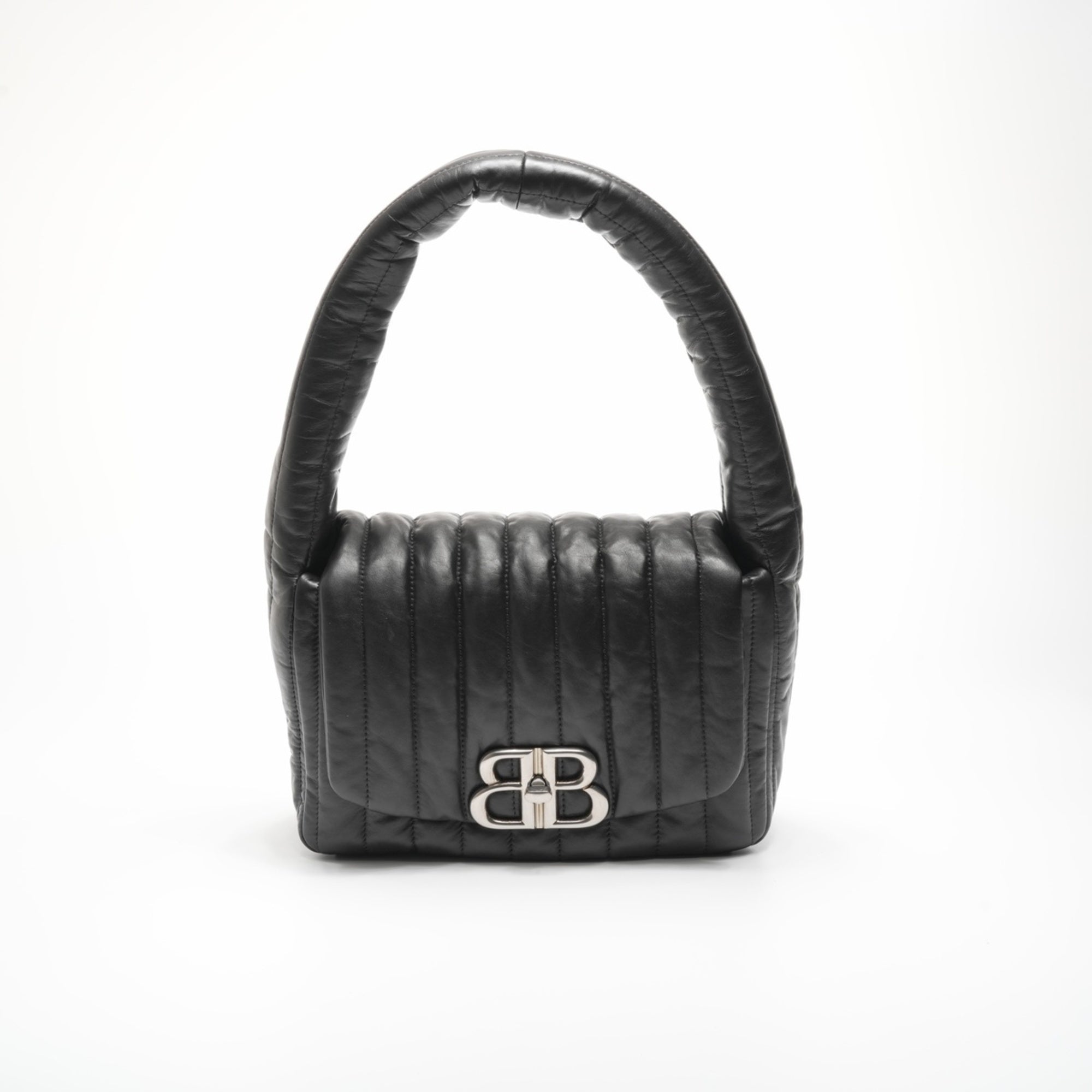 Balenciaga Black Leather Shoulder Bag (Pre-Owned)