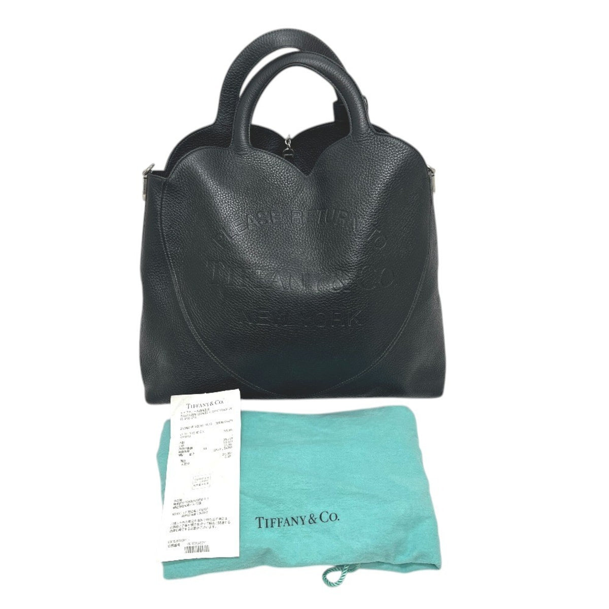 Tiffany Black Leather Handbag (Pre-Owned)