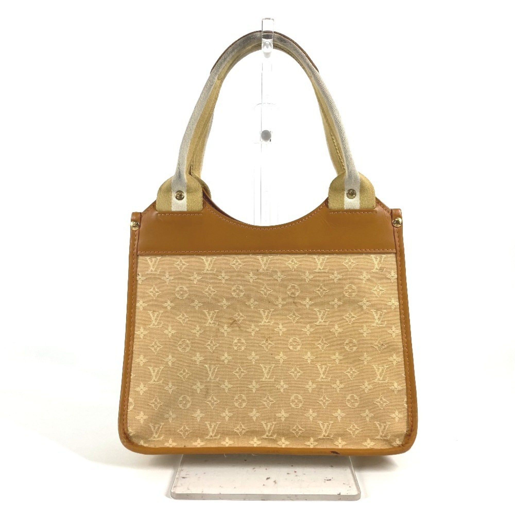 Louis Vuitton Beige Monogram Mini Handbag Shoulder Bag (Pre-Owned)