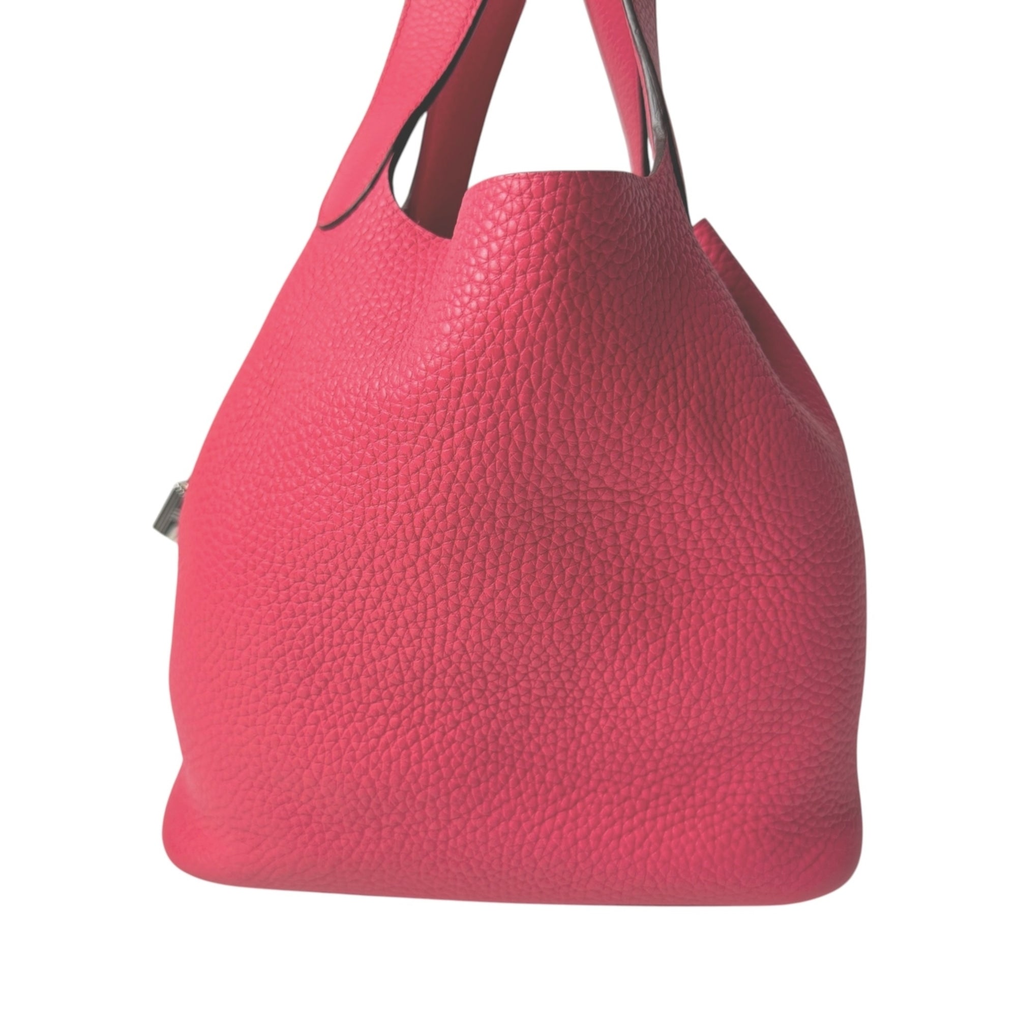 Hermes Taurillon Clemence Leather Handbag (Pre-Owned)