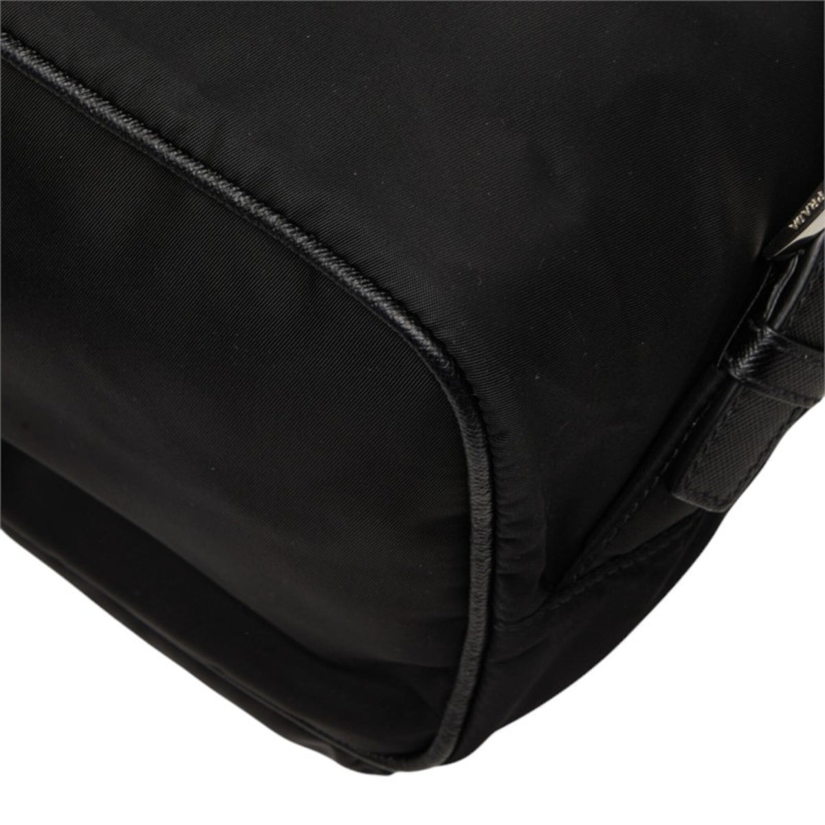 Prada Black Brown Nylon Backpack (Pre-Owned)