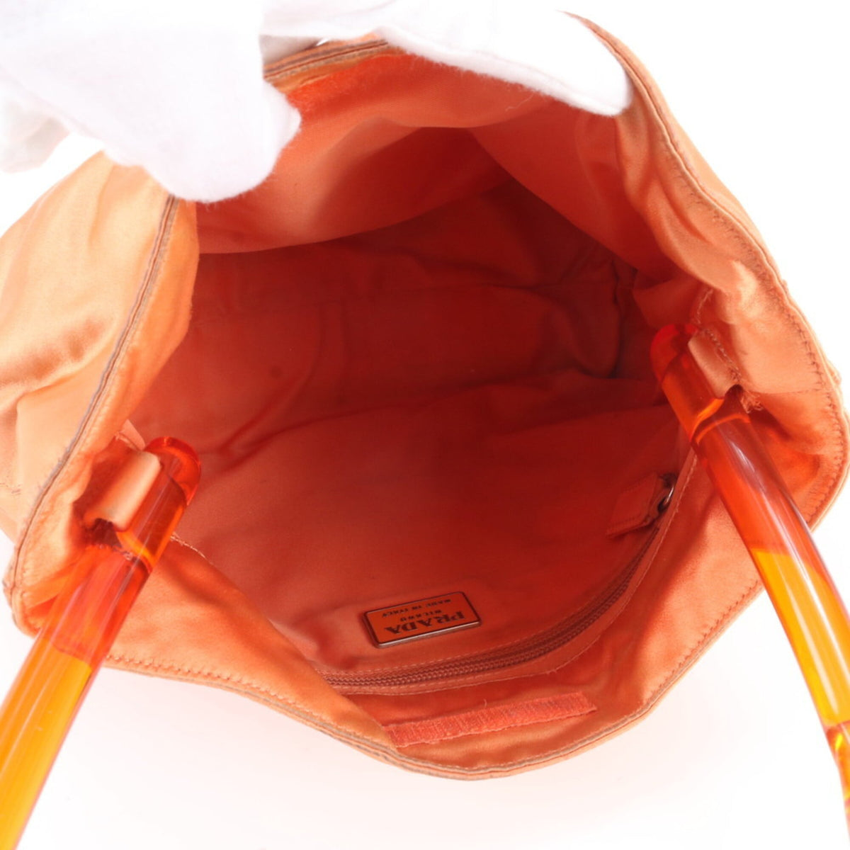 Prada Orange Shoulder Bag Tote Bag (Pre-Owned)