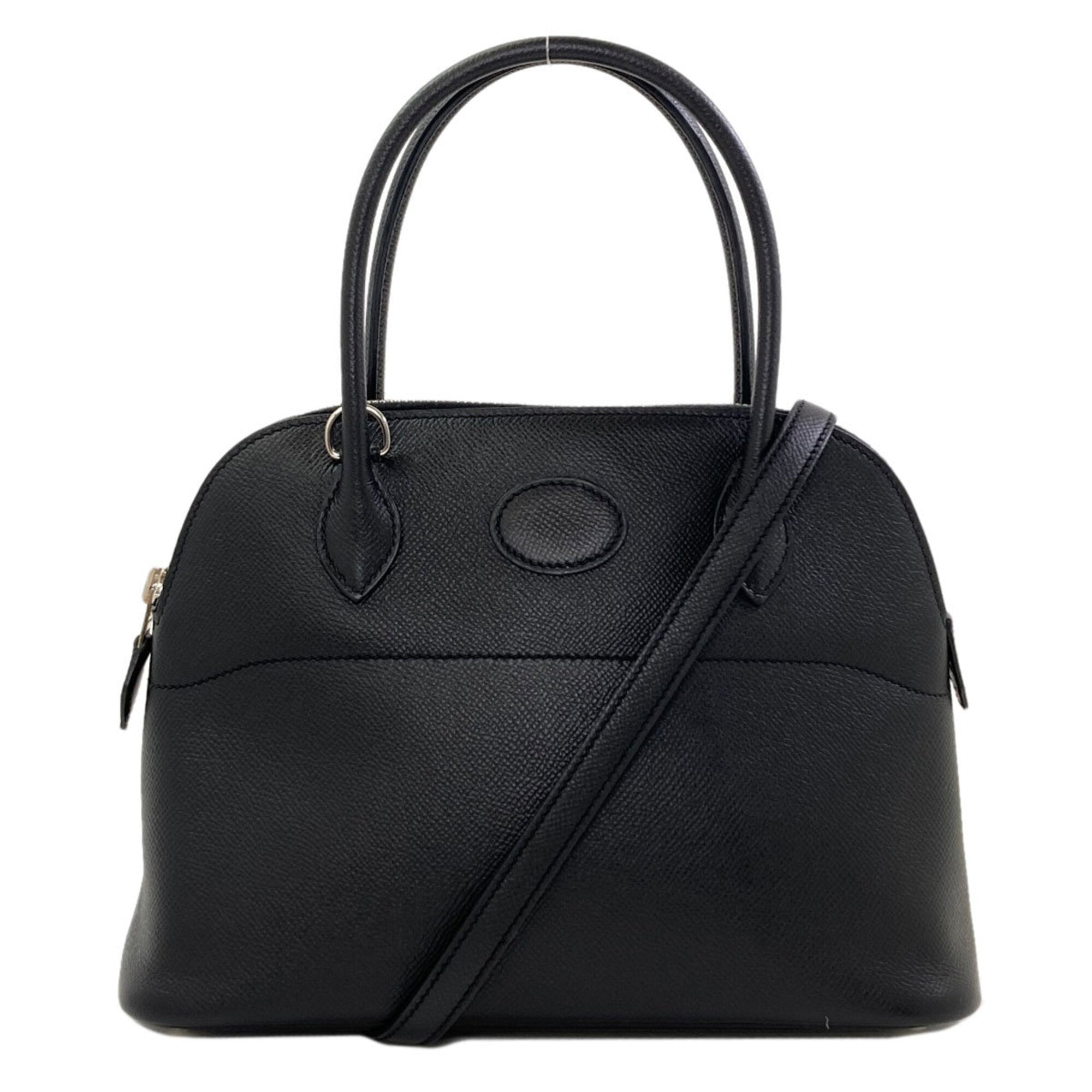 Hermes Black Epsom Leather Handbag (Pre-Owned)