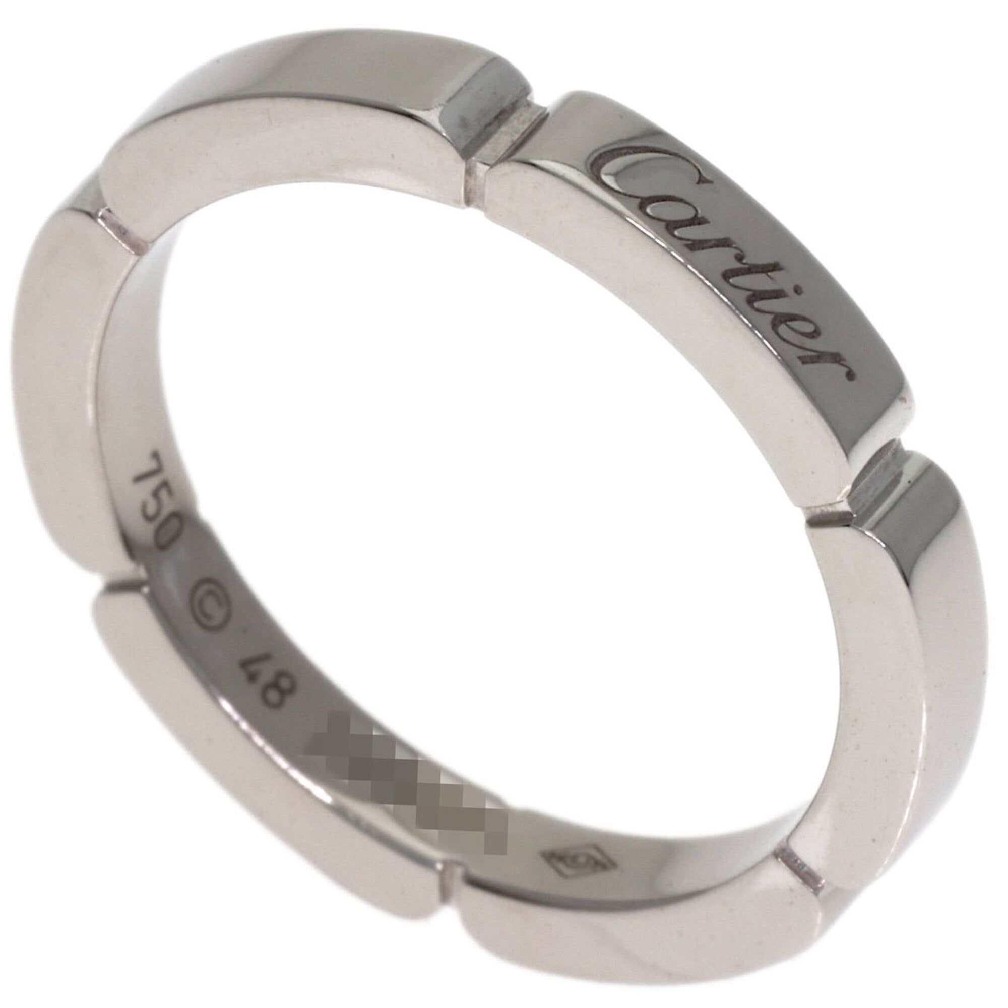 Cartier White Gold White Gold (18K) Band Ring (Pre-Owned)
