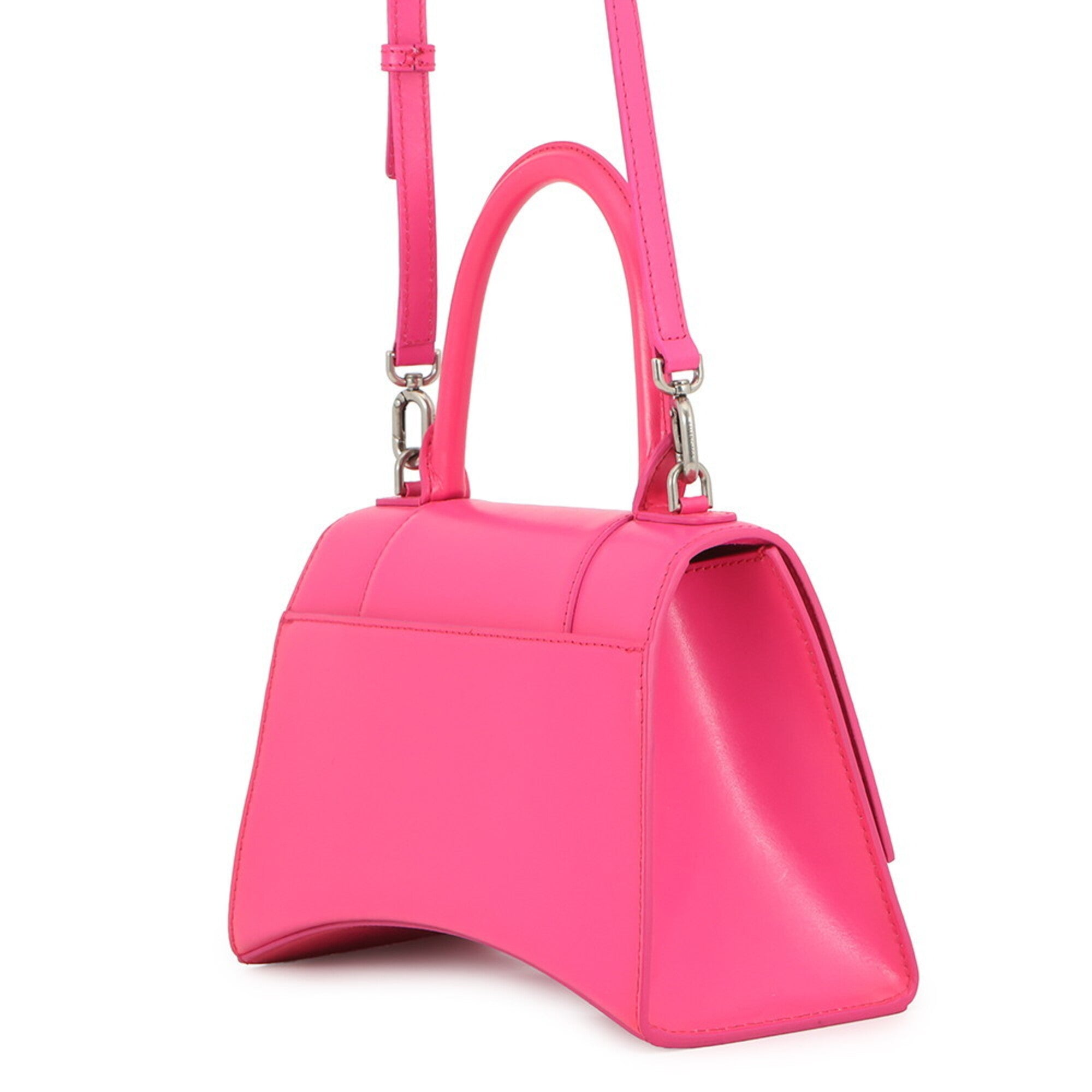 Balenciaga Pink Leather Handbag Shoulder Bag (Pre-Owned)