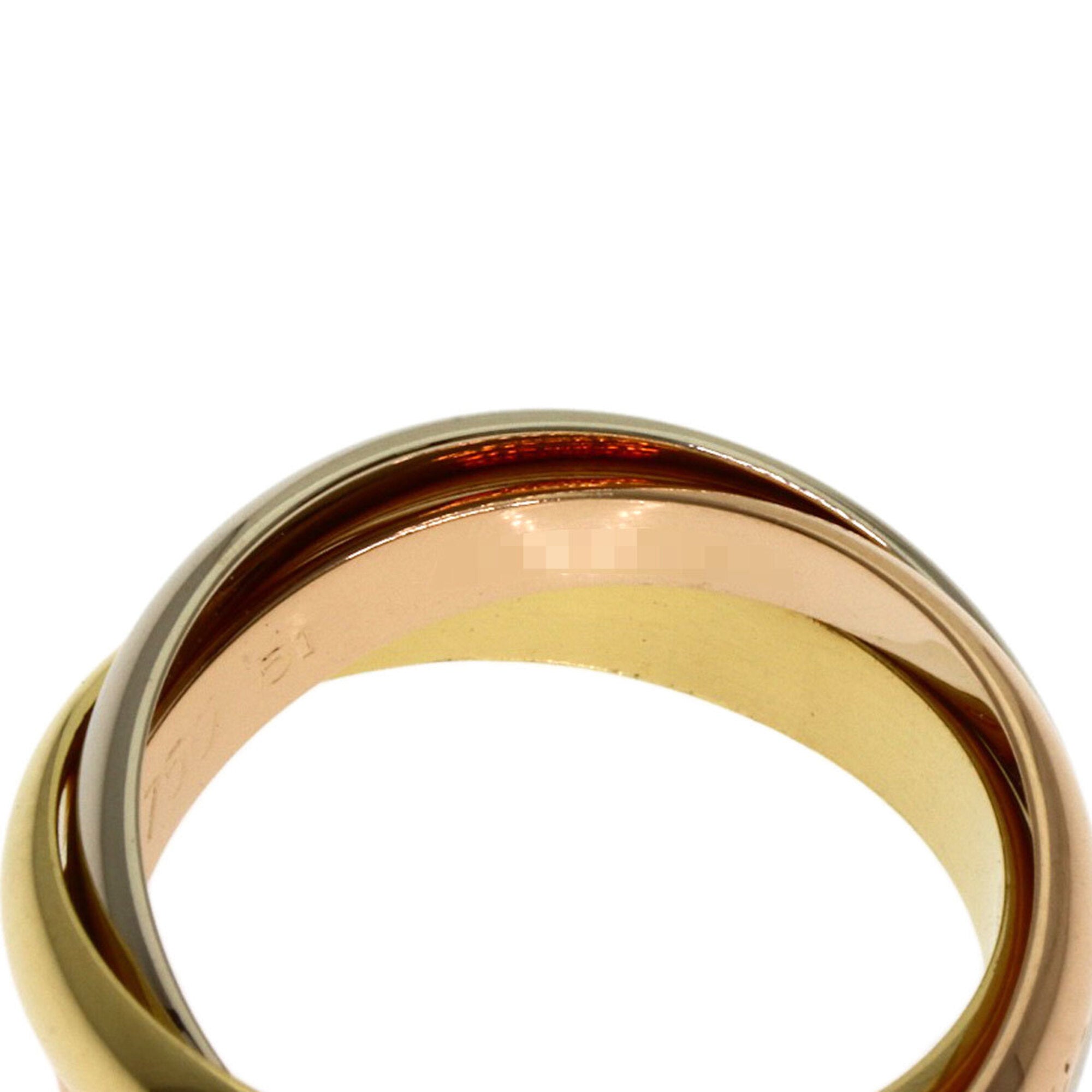 Cartier Trinity Yellow Gold (18K) Pink Gold (18K) White Gold (18K) Band Ring (Pre-Owned)
