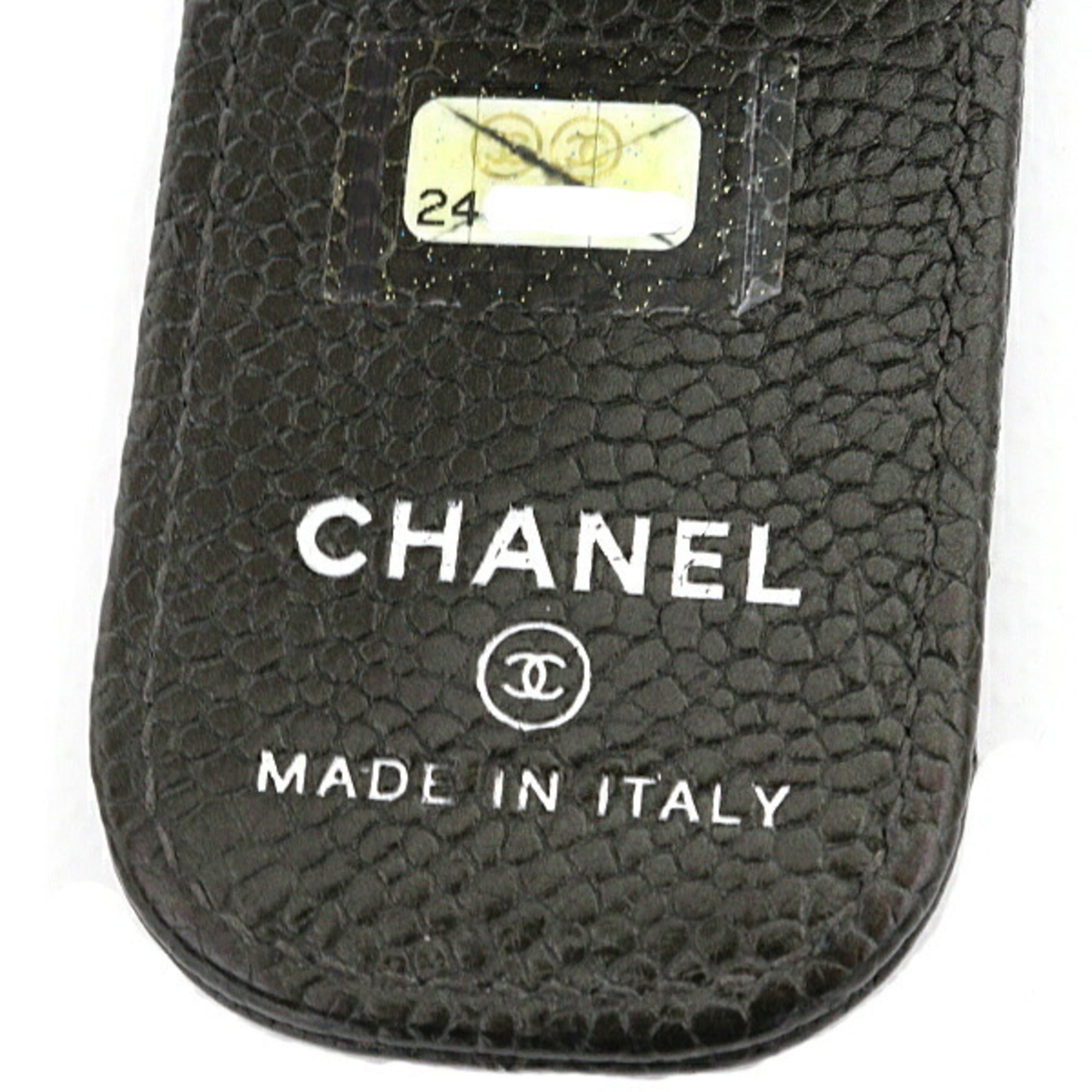 Chanel Matelasse Black Leather Money Clip (Pre-Owned)