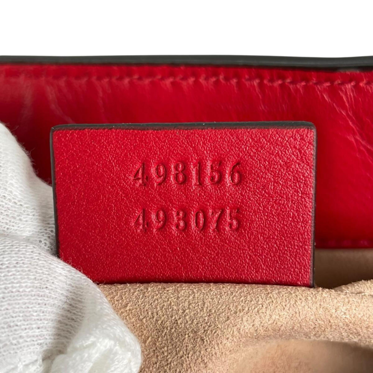Gucci Padlock Beige Multi-Color Red Color Gg Canvas Shoulder Bag (Pre-Owned)