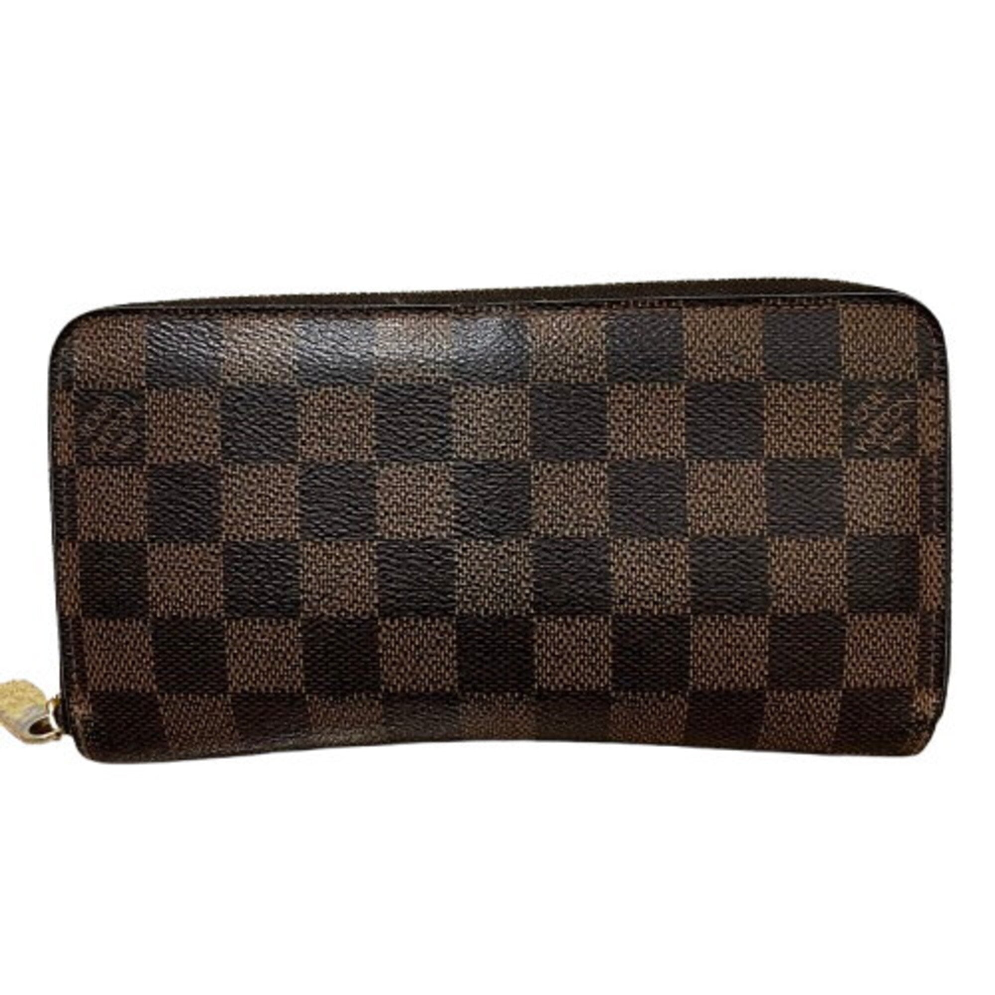 Louis Vuitton Damier Brown Pvc Long Wallet (Bi-Fold) (Pre-Owned)