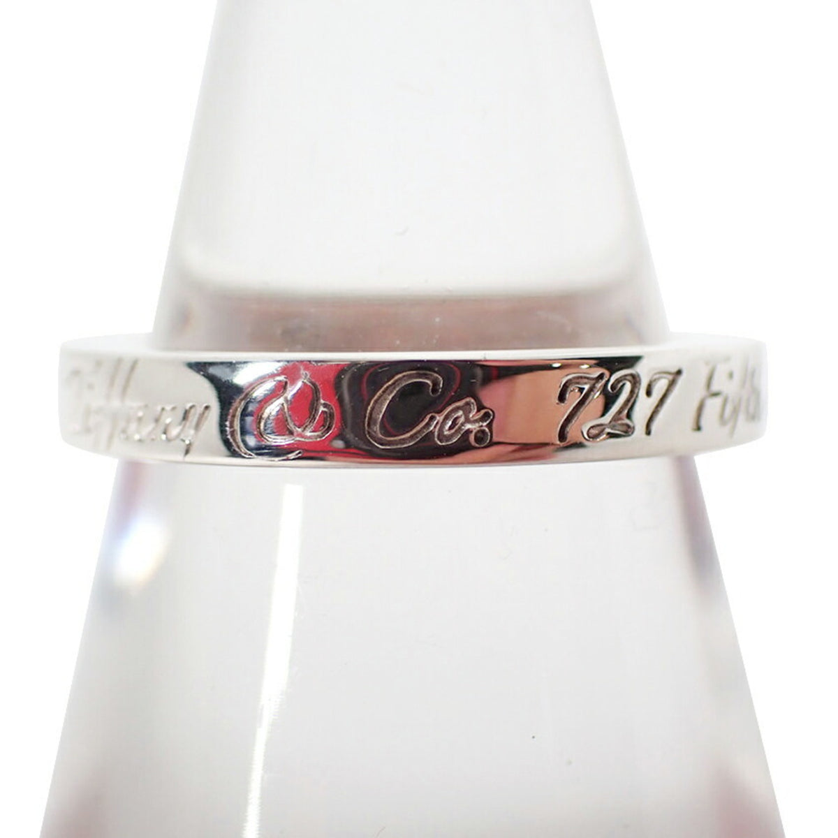 Tiffany Sterling Silver 925 Band Ring (Pre-Owned)