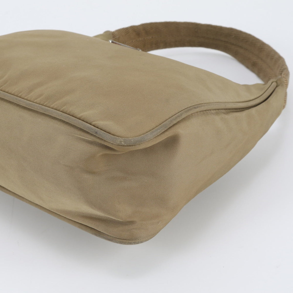 Prada Beige Handbag Pouch Tote Bag (Pre-Owned)