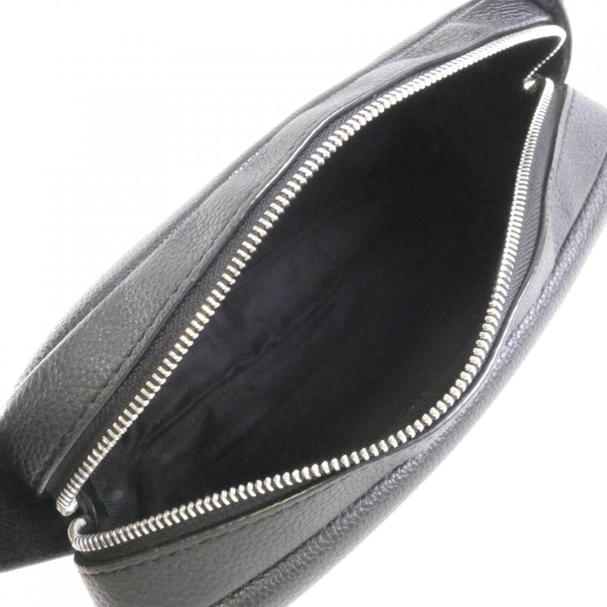 Loewe Black Leather Shoulder Bag (Pre-Owned)