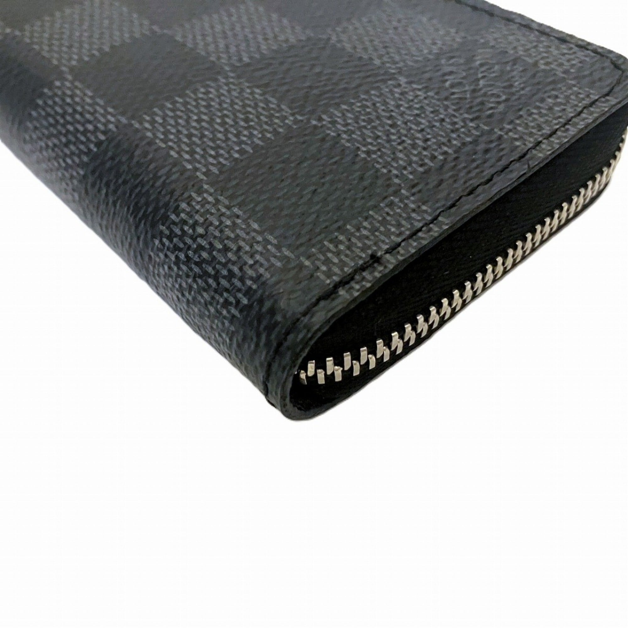 Louis Vuitton Black Damier Graphite Coin Purse/Coin Case (Pre-Owned)
