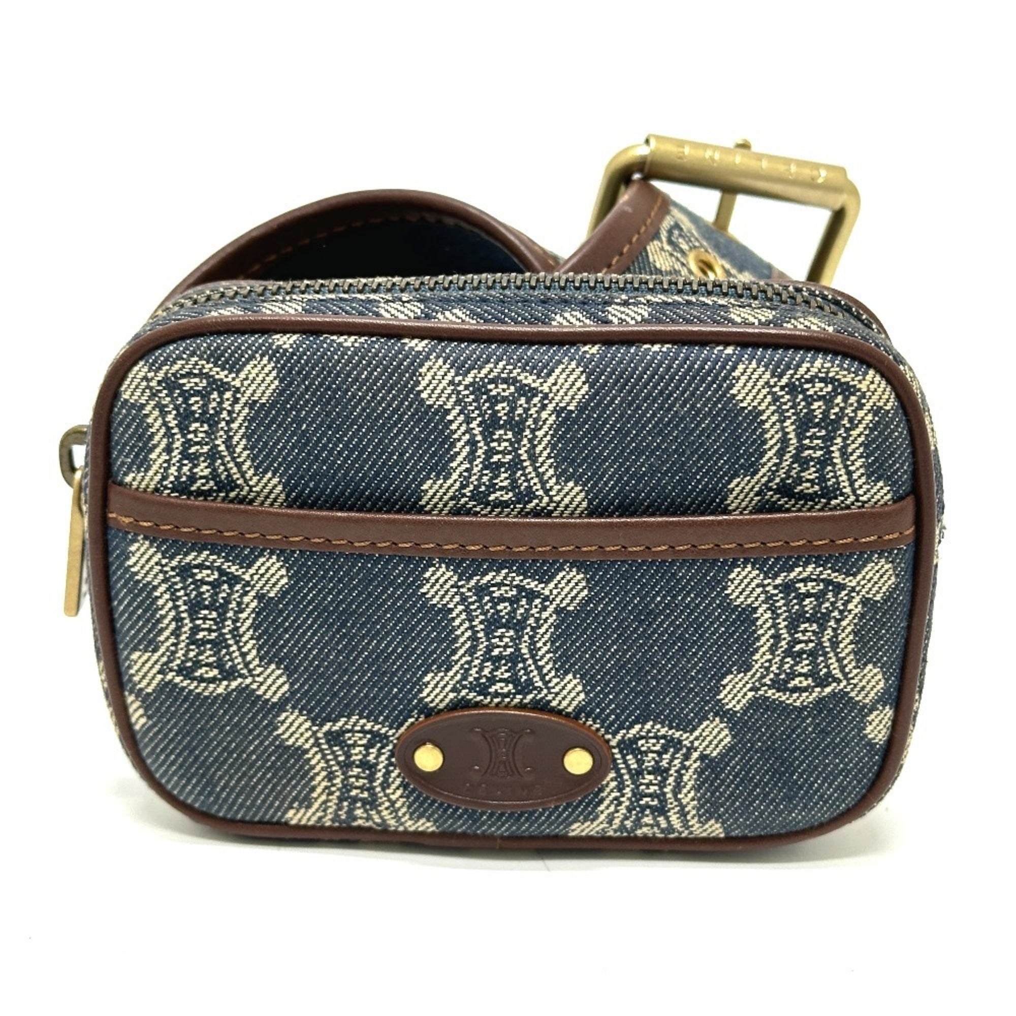 Celine Blue Denim Fanny Pack Pouch (Pre-Owned)