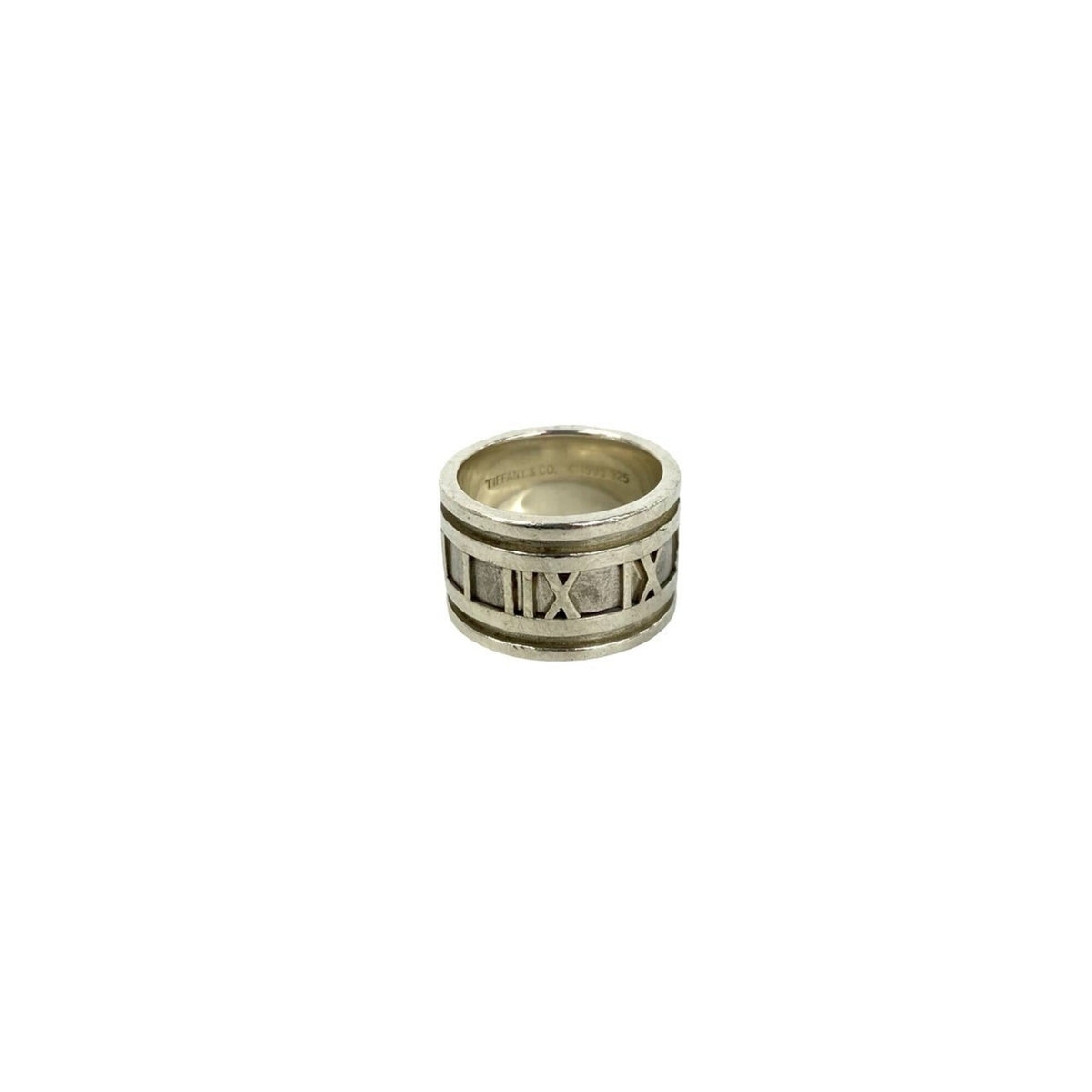 Tiffany Silver Silver 925 Band Ring (Pre-Owned)