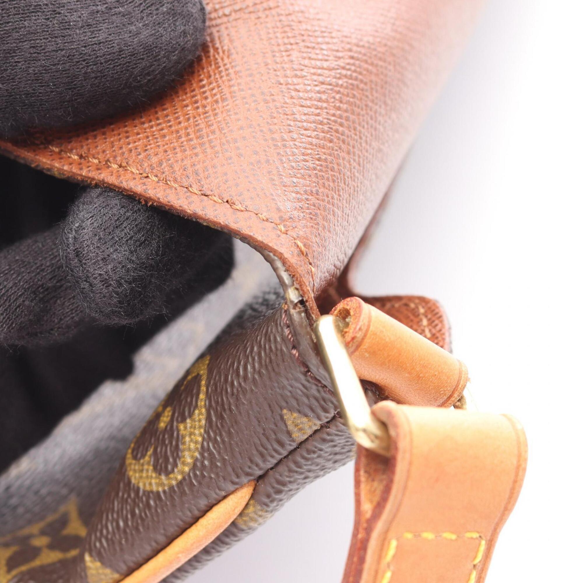 Louis Vuitton Brown Coated Canvas Pvc Leather Handbag Shoulder Bag (Pre-Owned)
