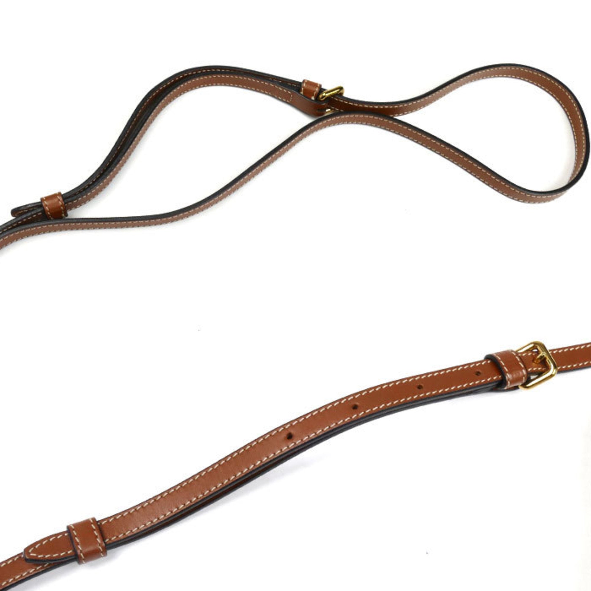 Celine Brown Leather Shoulder Bag (Pre-Owned)