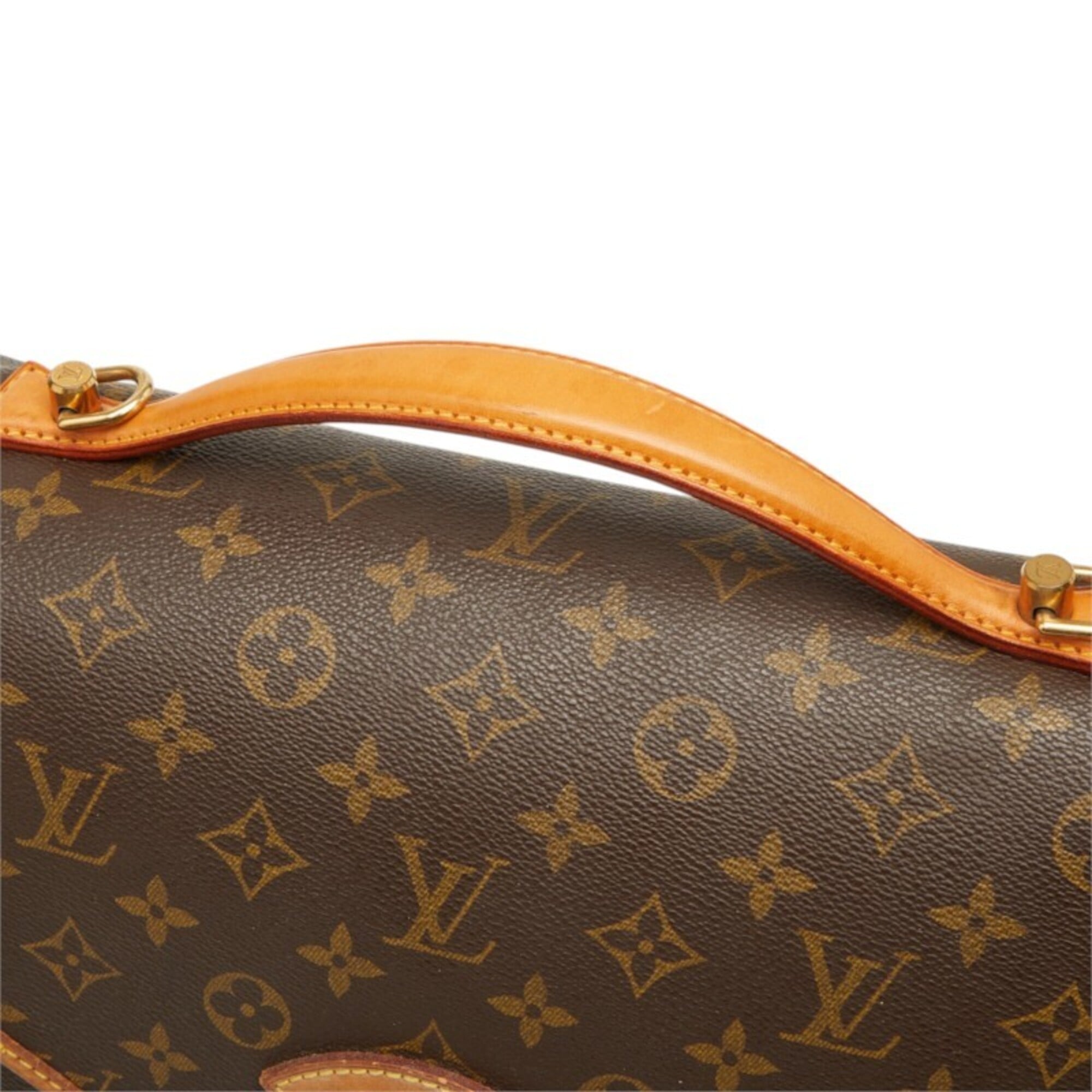 Louis Vuitton Black Brown Monogram Pvc Leather Handbag Shoulder Bag (Pre-Owned)