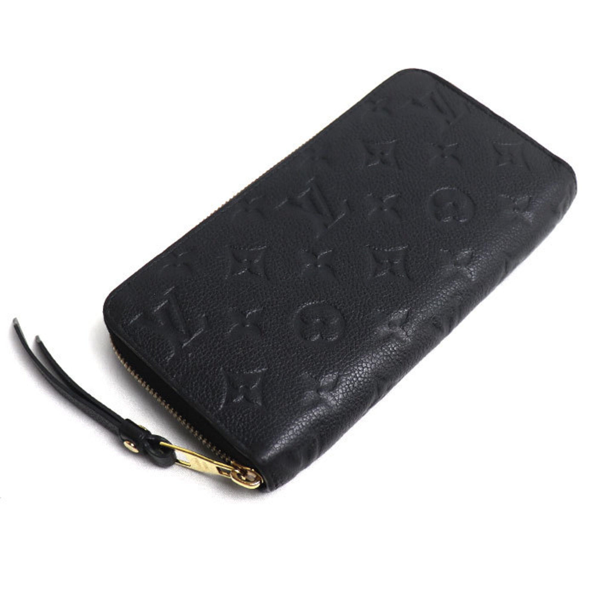 Louis Vuitton Black Monogram Empreinte Long Wallet (Bi-Fold) (Pre-Owned)