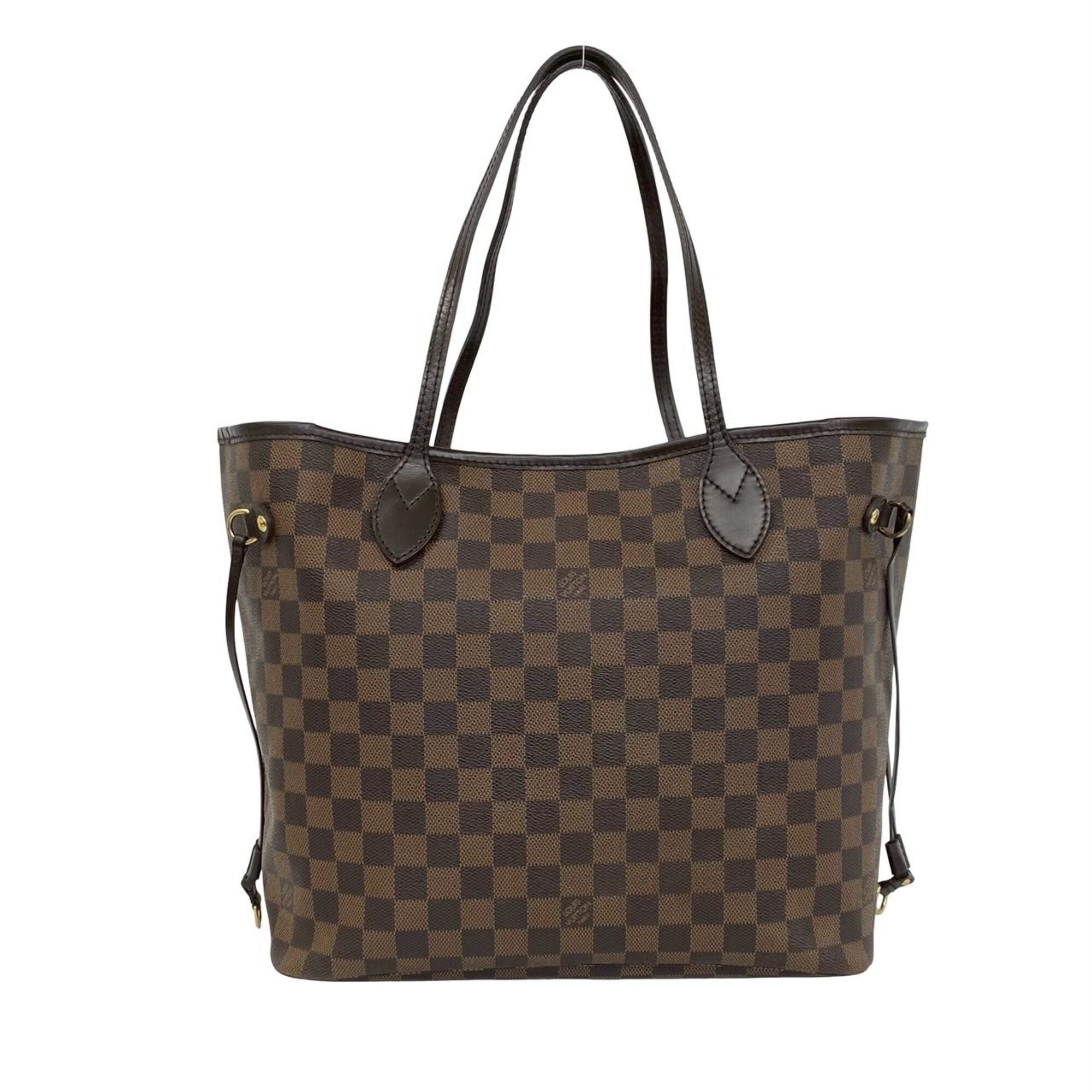 Louis Vuitton Brown Leather Pvc Handbag Shoulder Bag Tote Bag (Pre-Owned)
