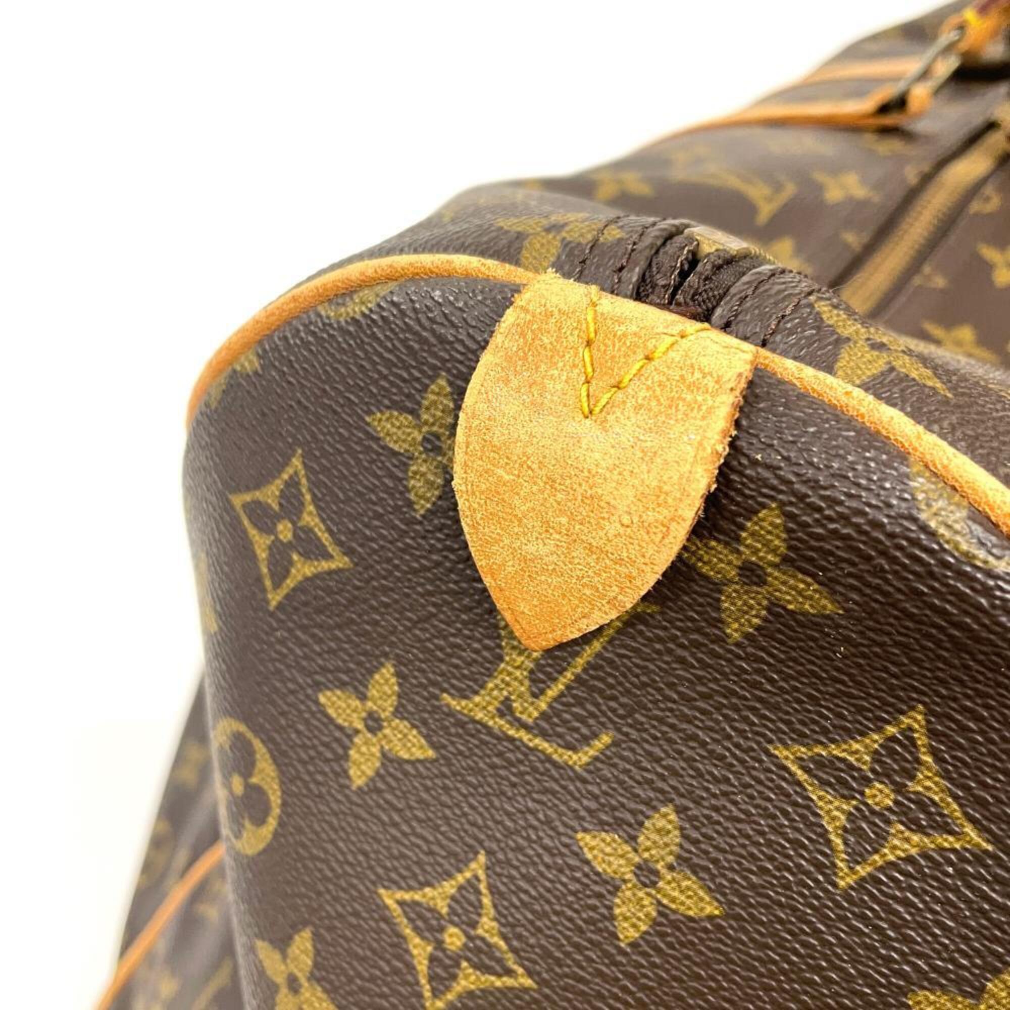 Louis Vuitton Brown Monogram Canvas Boston Bag (Pre-Owned)