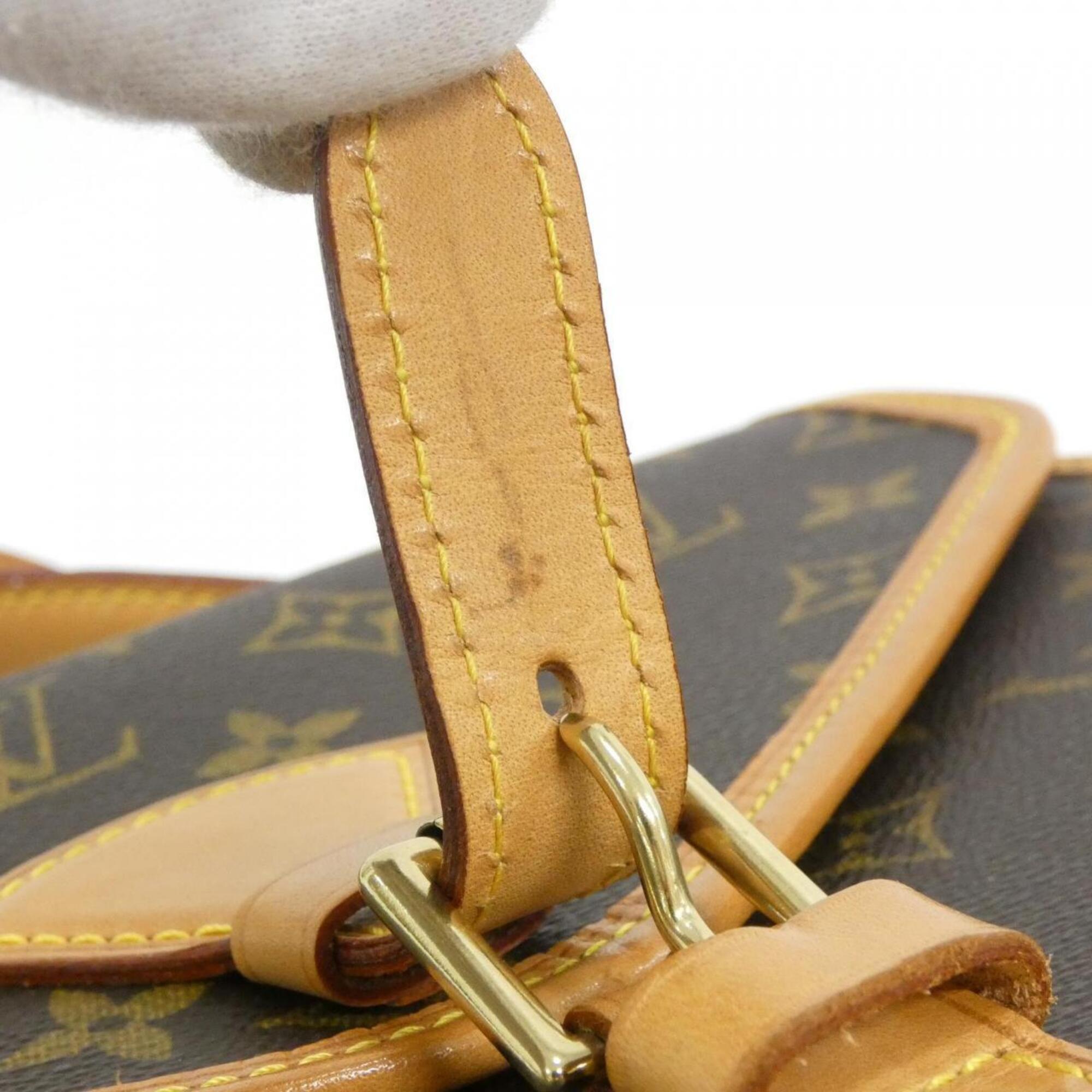 Louis Vuitton Marron Coated Canvas Handbag (Pre-Owned)