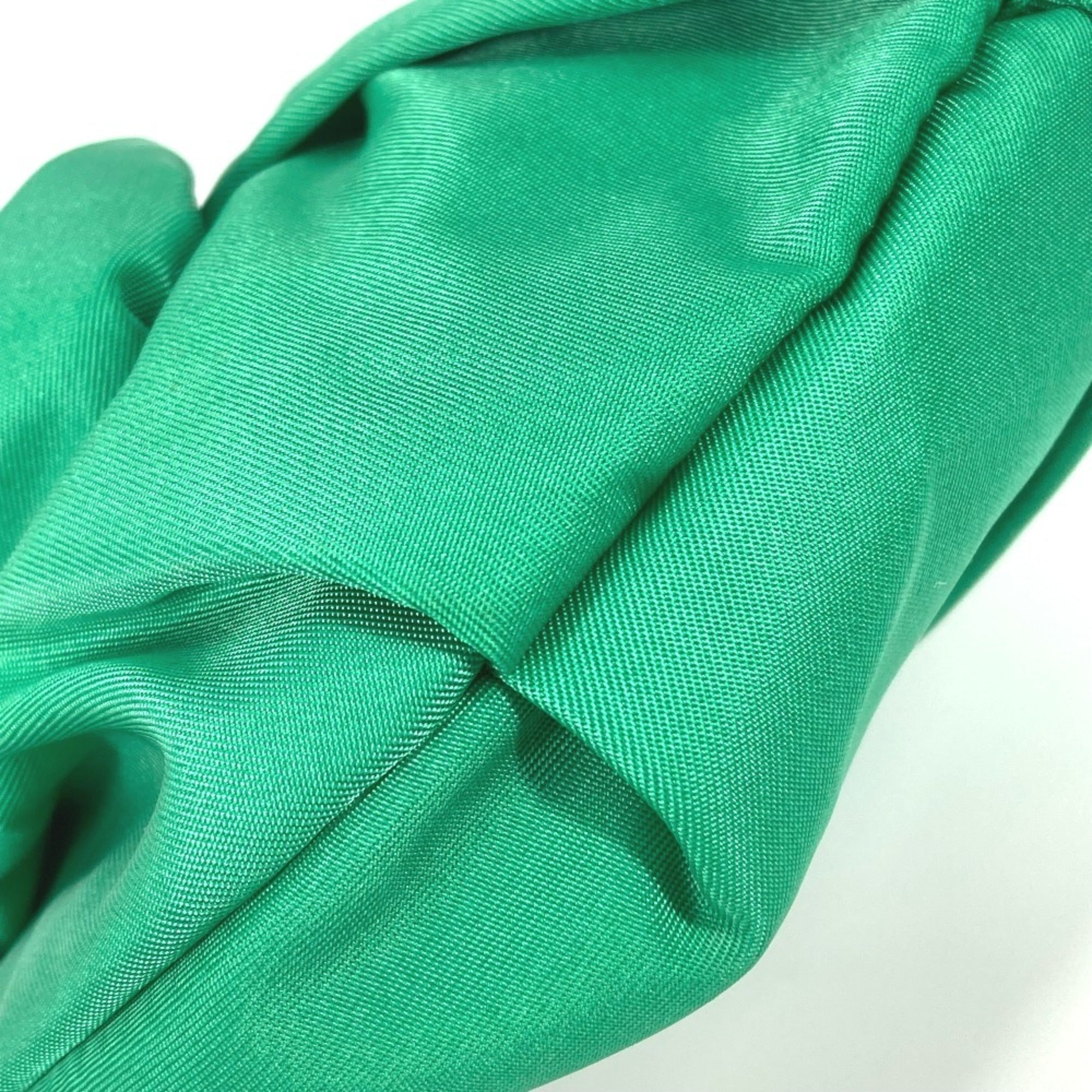 Prada Green Nylon Clutch Bag Pouch (Pre-Owned)