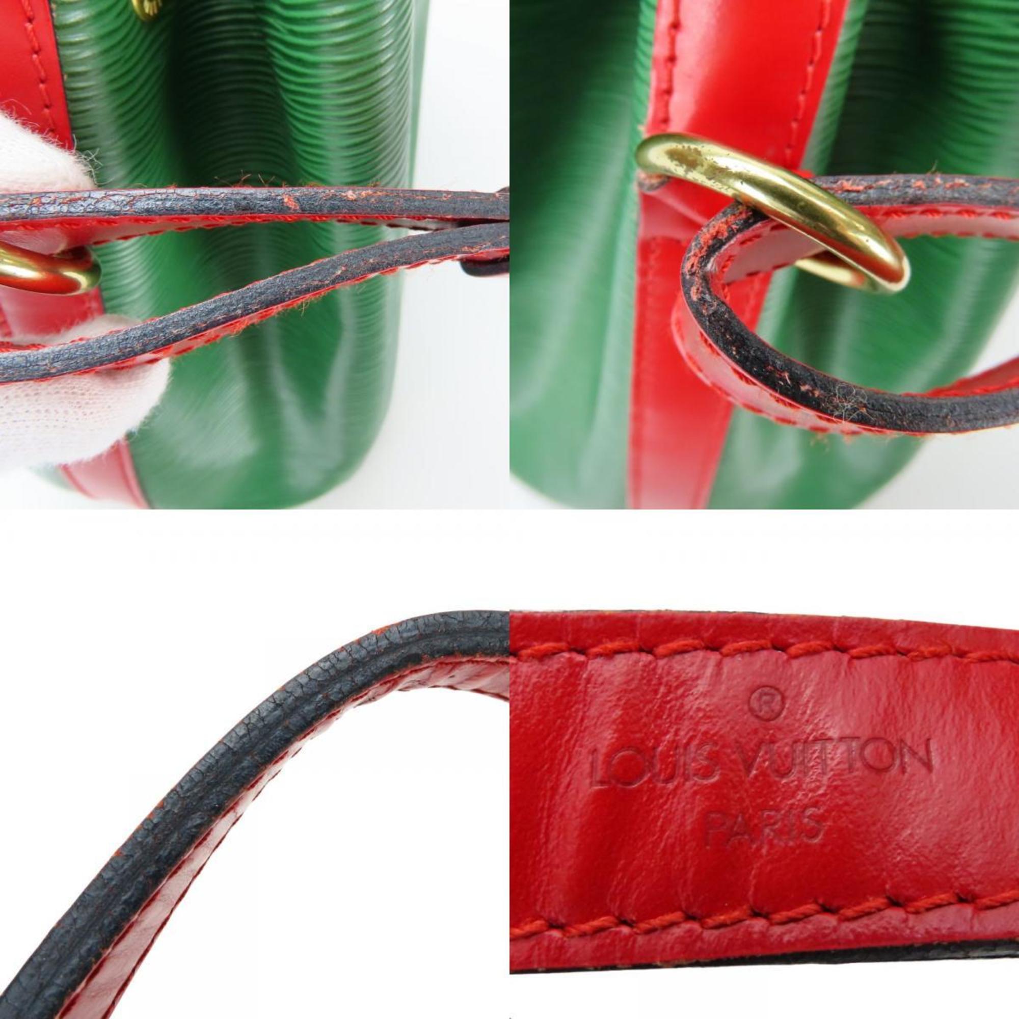 Louis Vuitton Epi Green Red Color Epi Leather Shoulder Bag (Pre-Owned)
