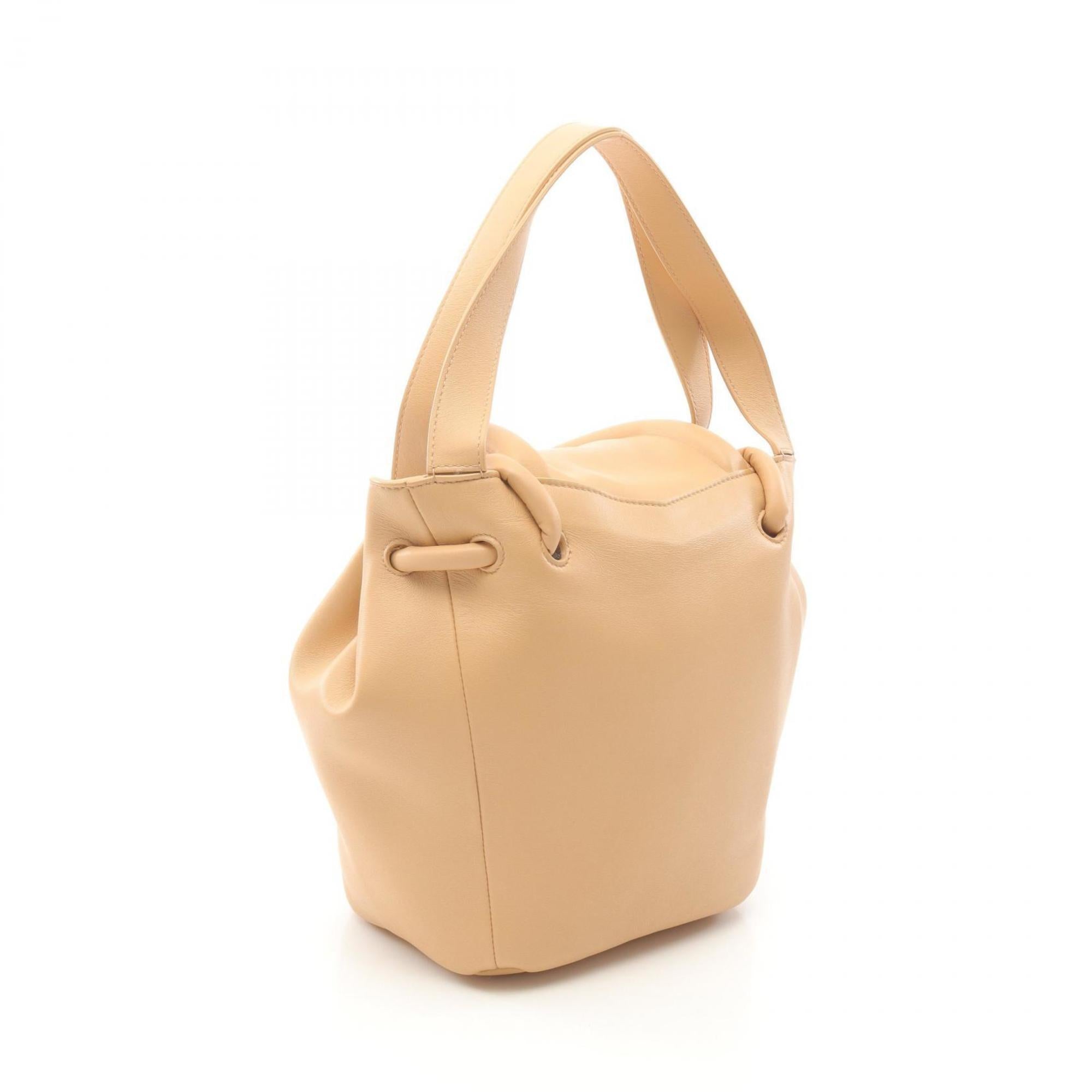 Bottega Veneta Beige Leather Handbag (Pre-Owned)