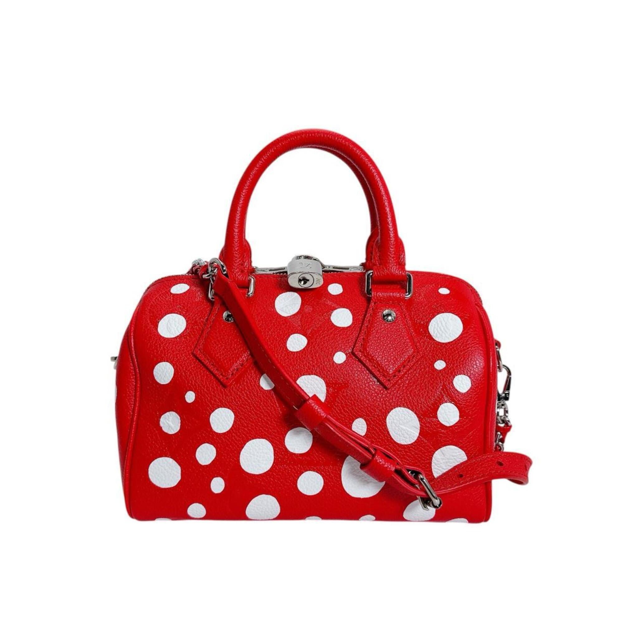 Louis Vuitton Red Color Monogram Empreinte Handbag (Pre-Owned)