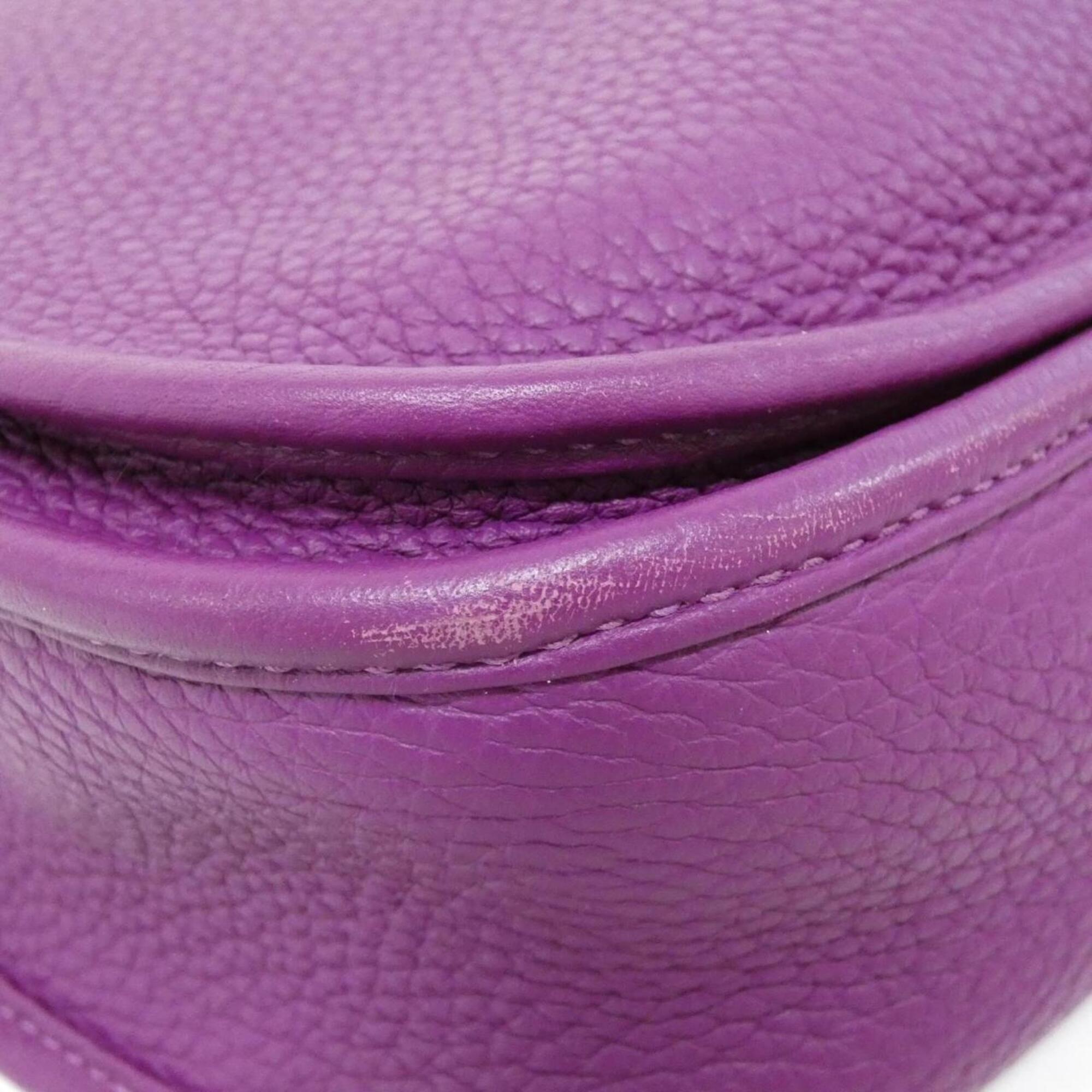 Hermes Anemone Taurillon Clemence Leather Shoulder Bag (Pre-Owned)