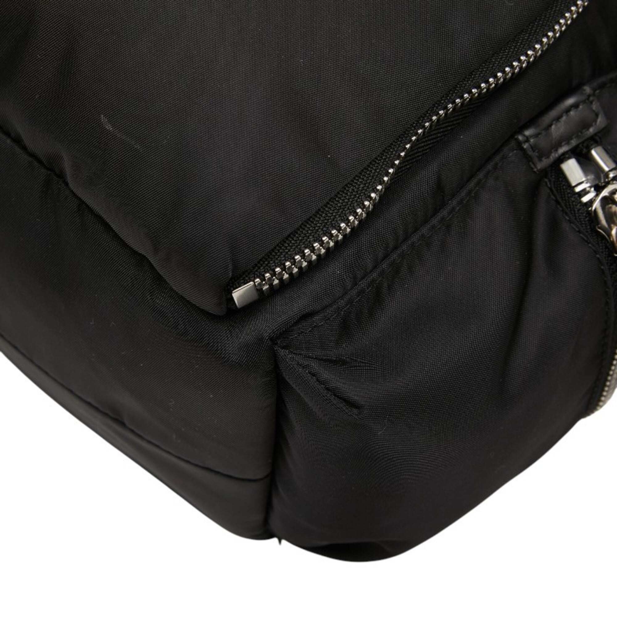 Burberry Black Nylon Leather Backpack (Pre-Owned)