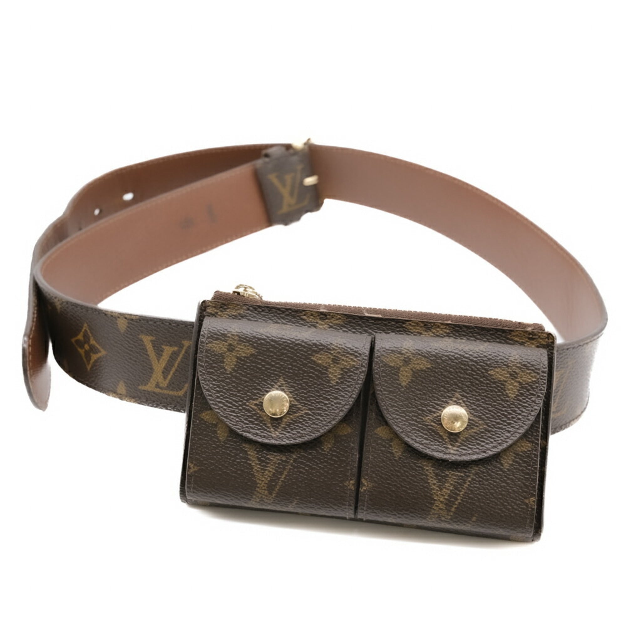 Louis Vuitton Brown Monogram Fanny Pack Pochette (Pre-Owned)