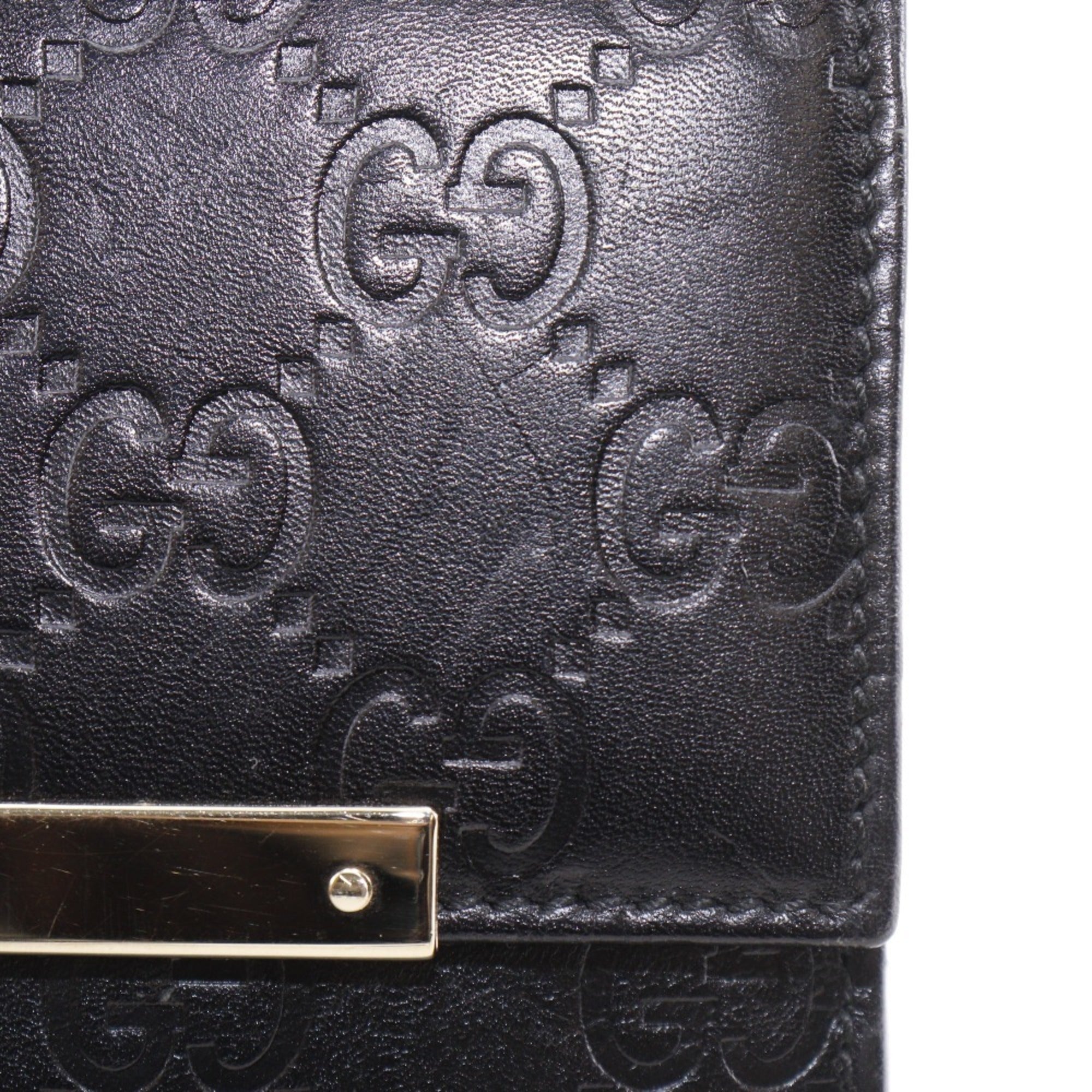 Gucci Black Leather Wallet (Bi-Fold) (Pre-Owned)
