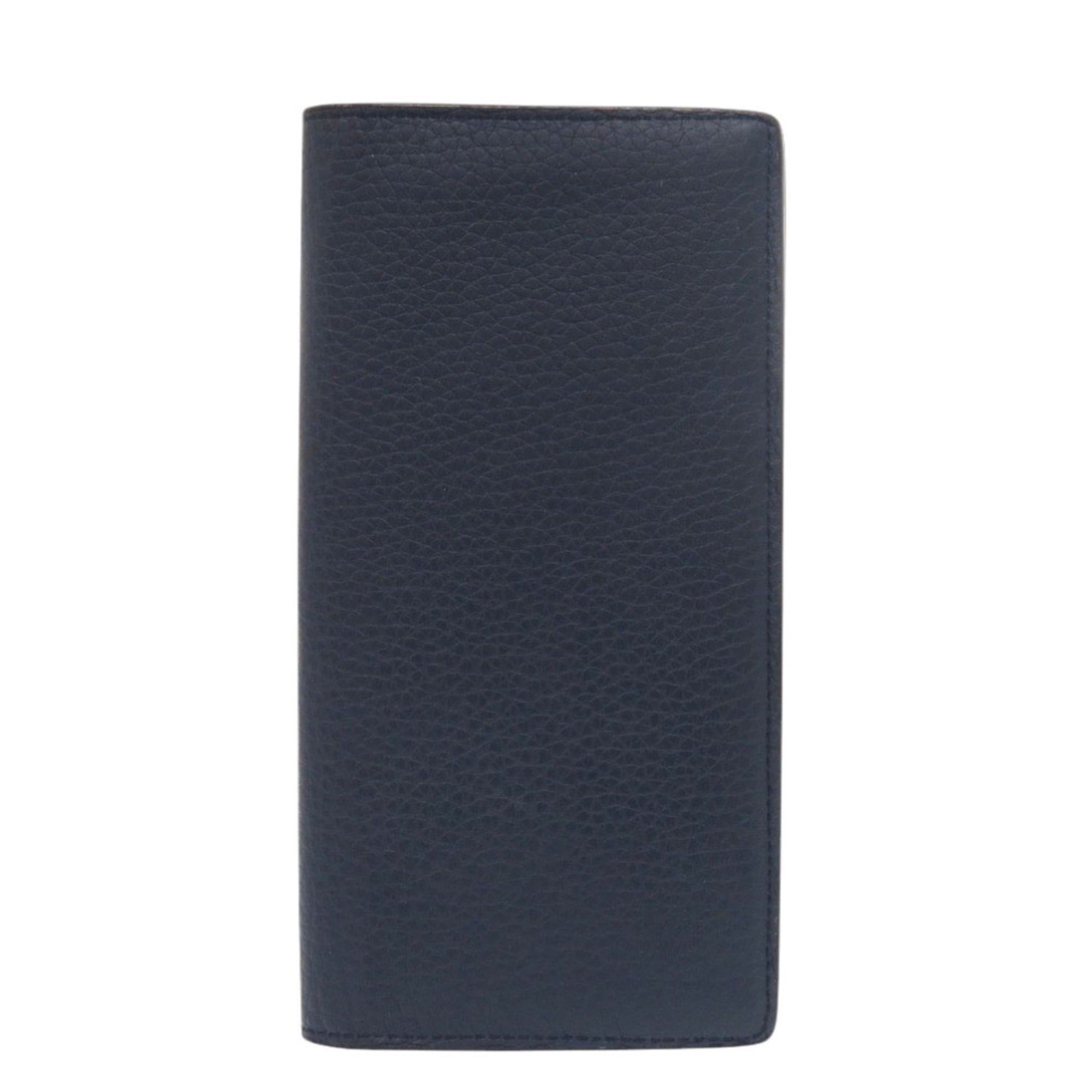Louis Vuitton Ocean Leather Long Wallet (Bi-Fold) (Pre-Owned)