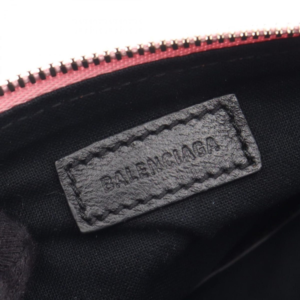 Balenciaga Pink Leather Clutch Bag Pouch (Pre-Owned)