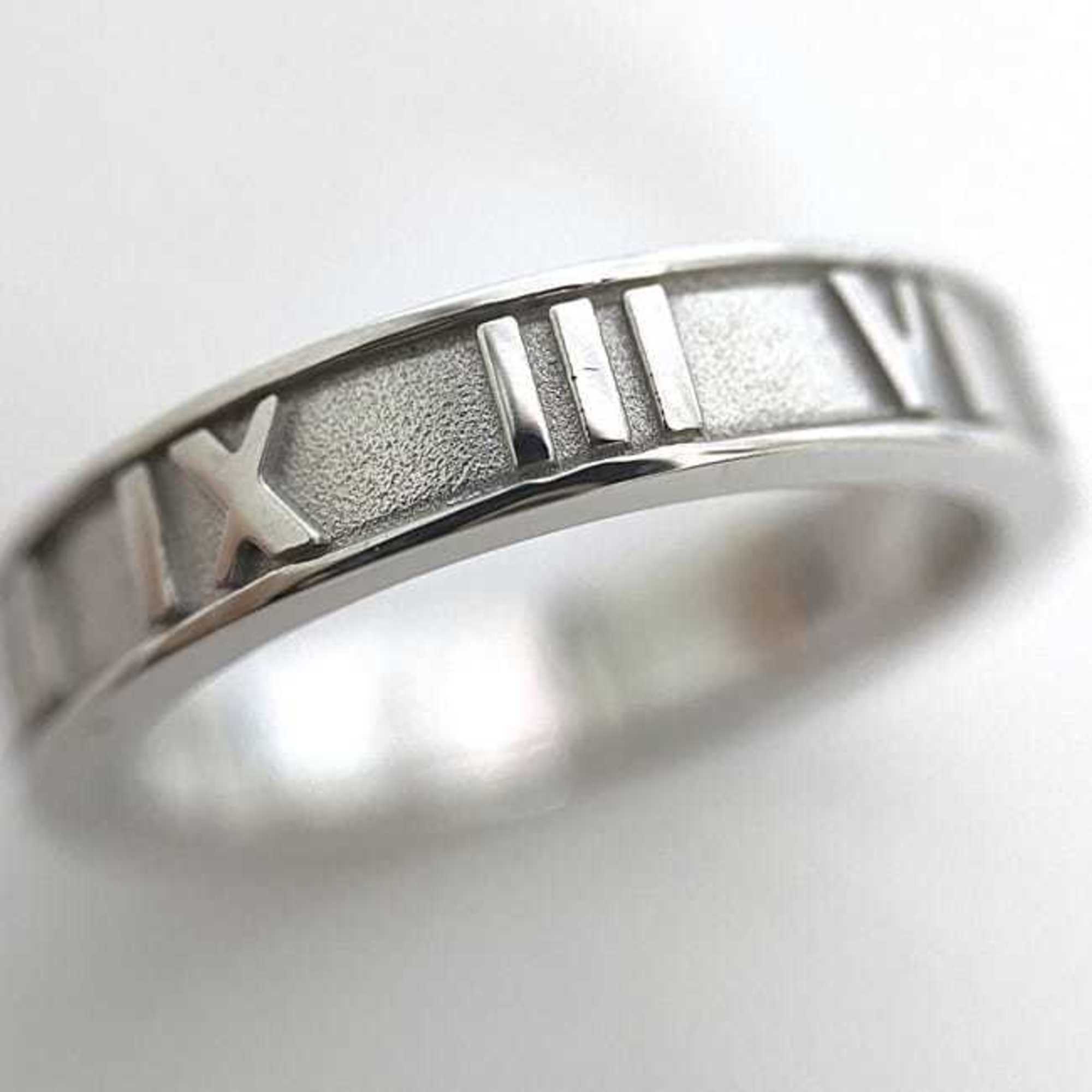 Tiffany Atlas Silver 925 Band Ring (Pre-Owned)