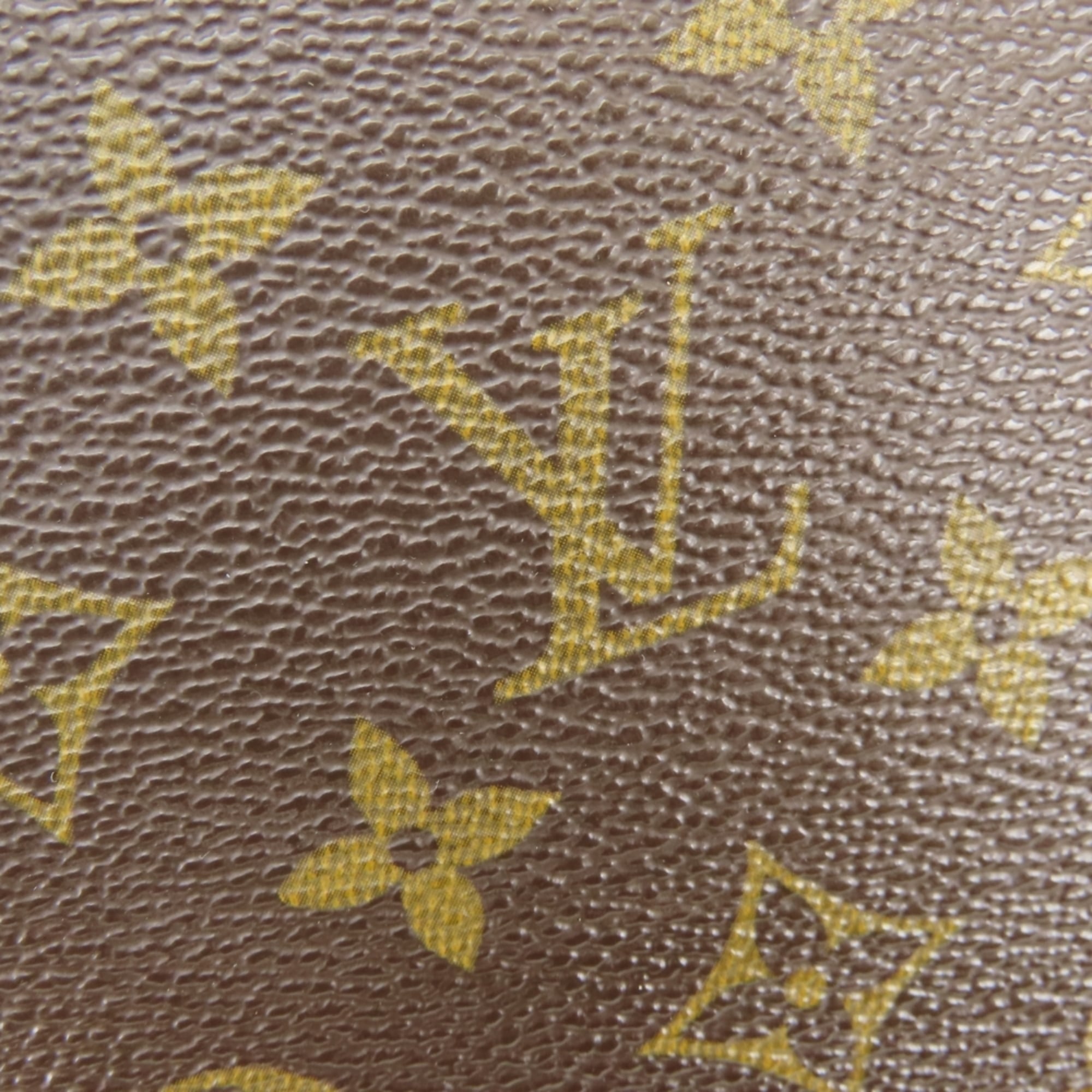 Louis Vuitton Brown Monogram Leather Handbag (Pre-Owned)