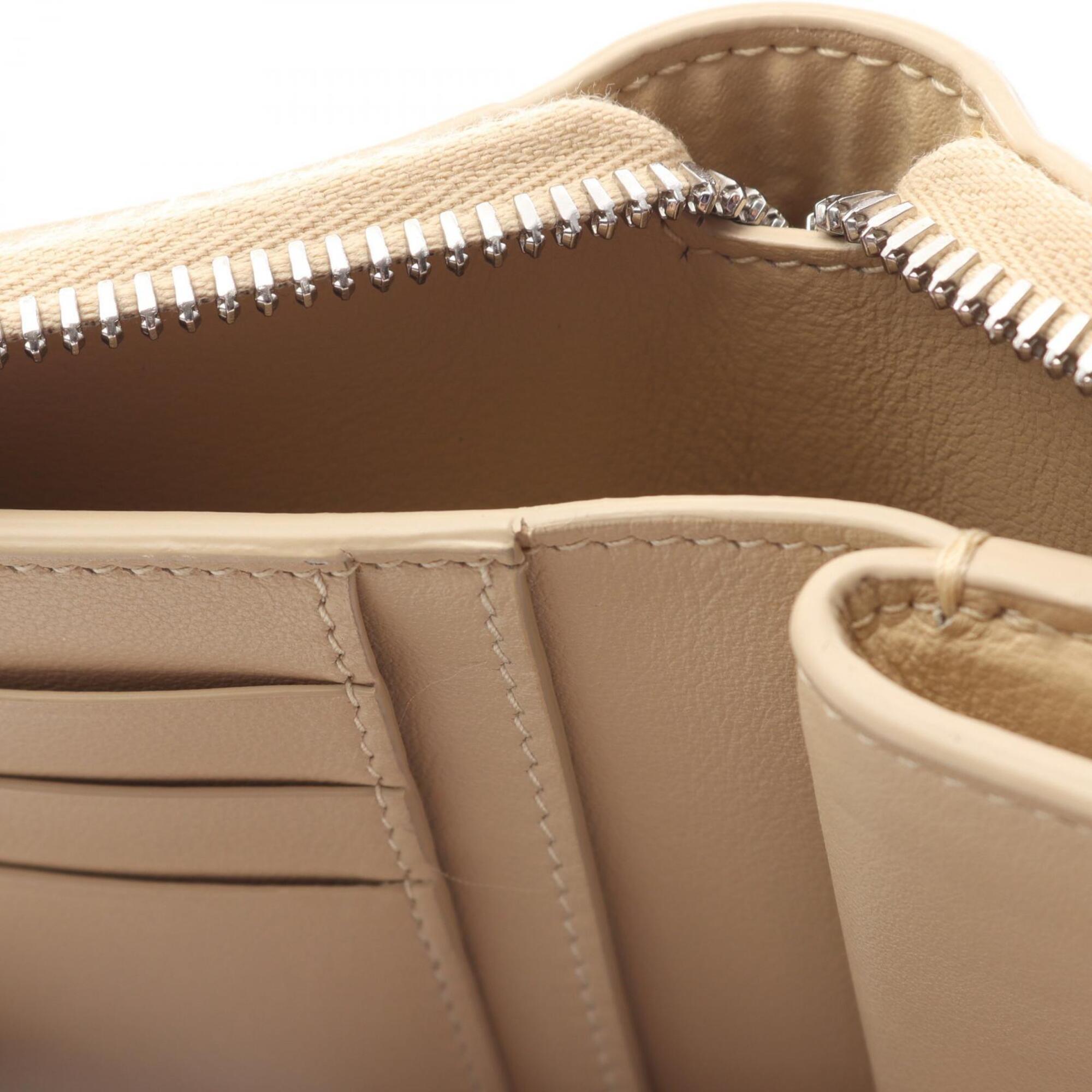 Bottega Veneta Intrecciato Beige Intrecciato Wallet (Bi-Fold) (Pre-Owned)