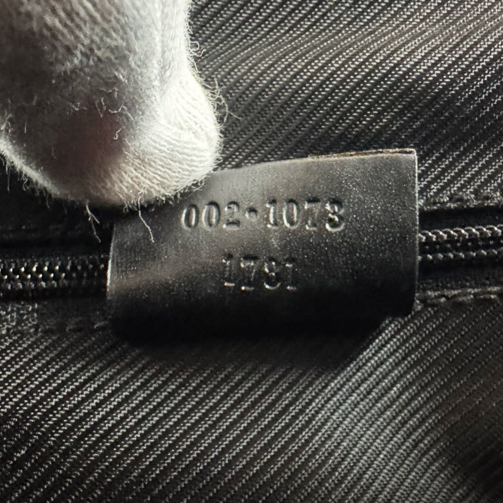 Gucci Black Gg Canvas Leather Handbag (Pre-Owned)