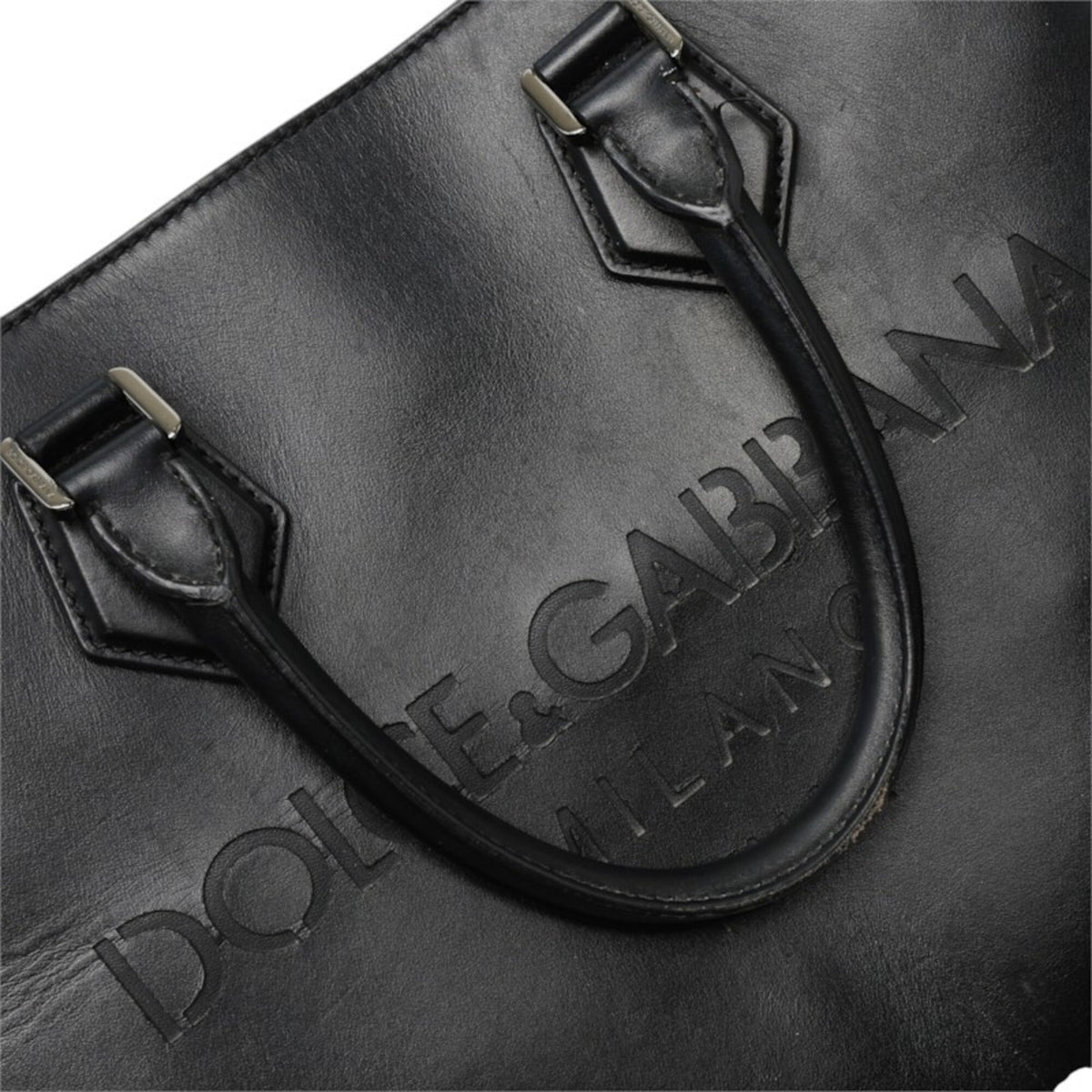 Dolce & Gabbana Black Leather Handbag (Pre-Owned)