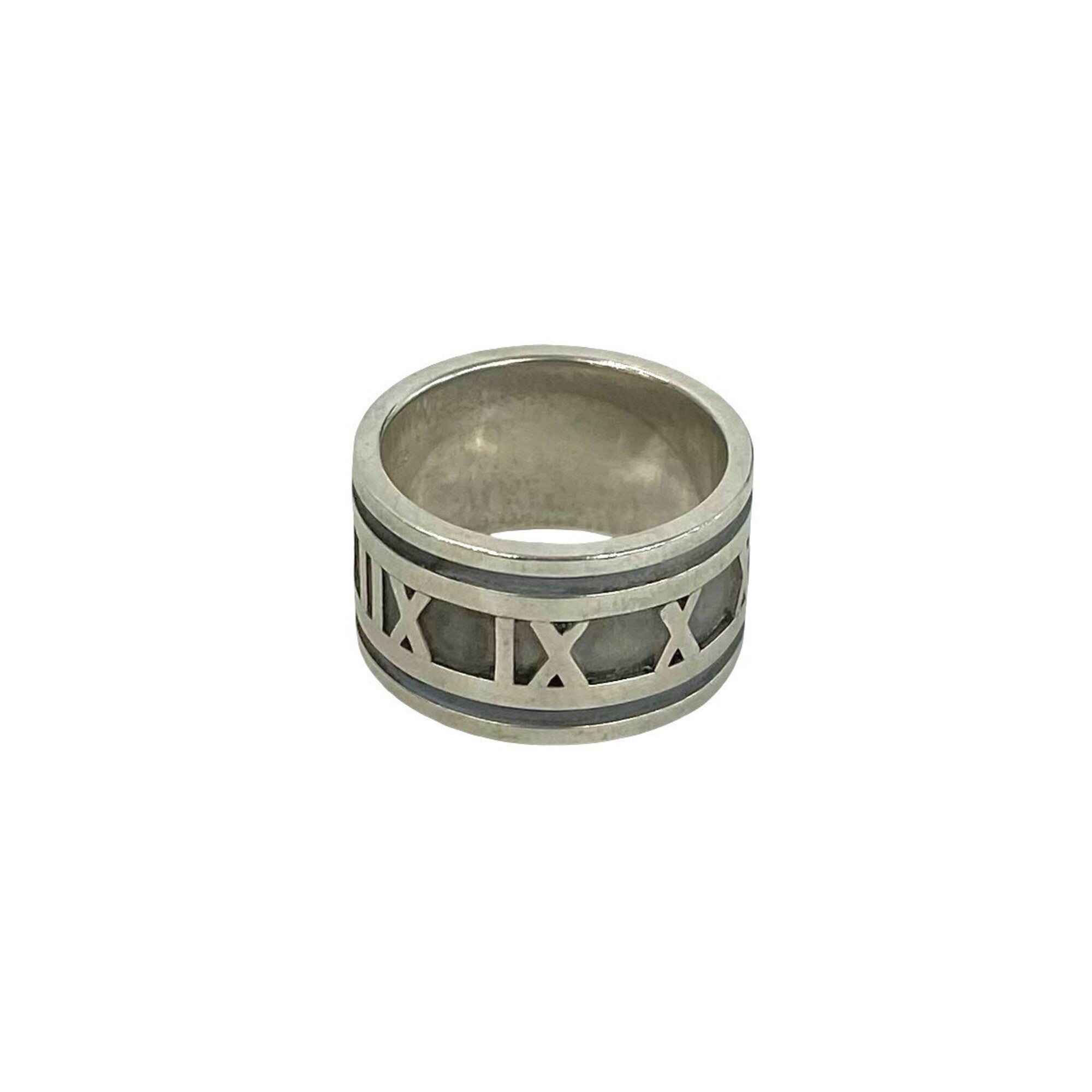 Tiffany Silver Silver 925 Band Ring (Pre-Owned)