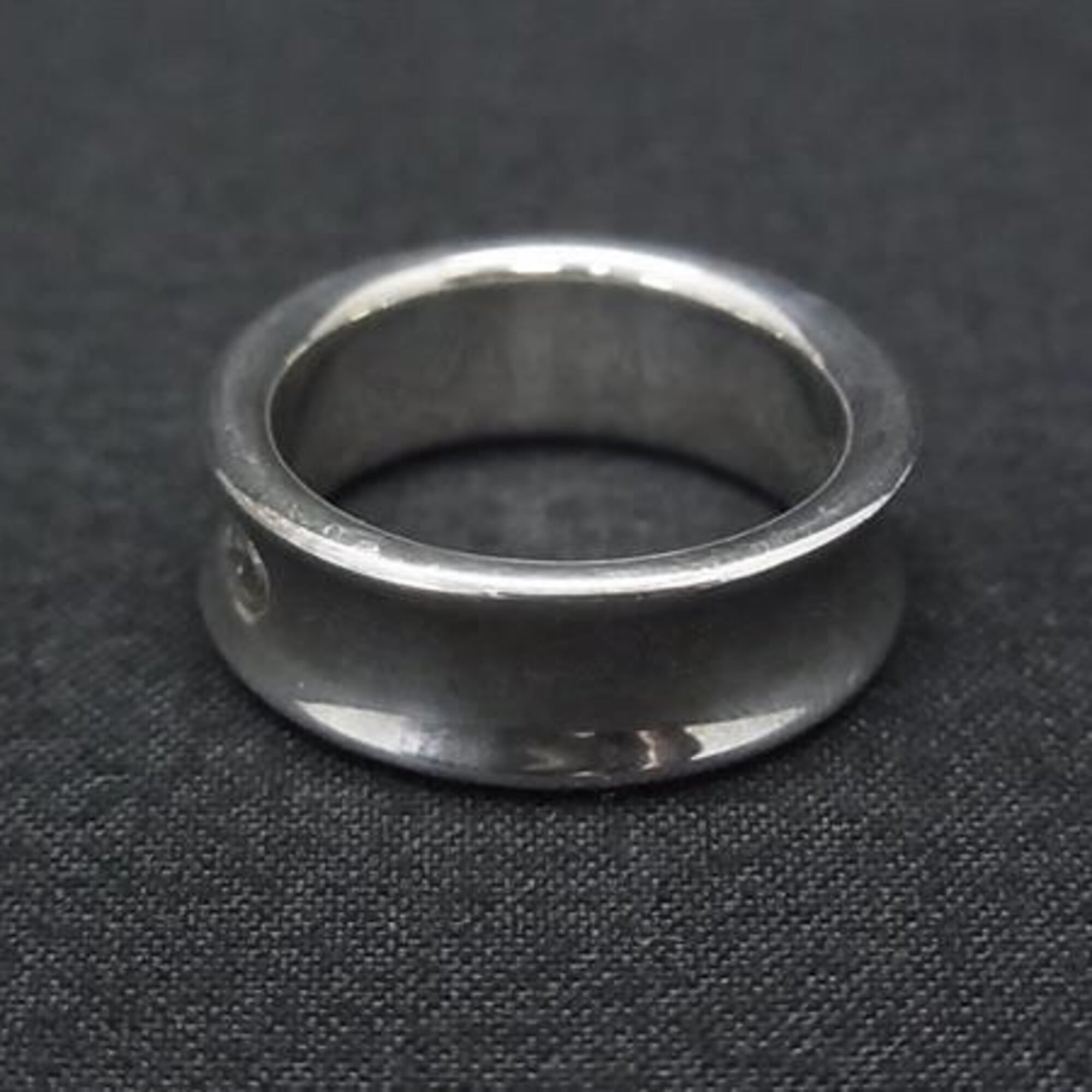 Tiffany 1837 Silver Silver 925 Band Ring (Pre-Owned)
