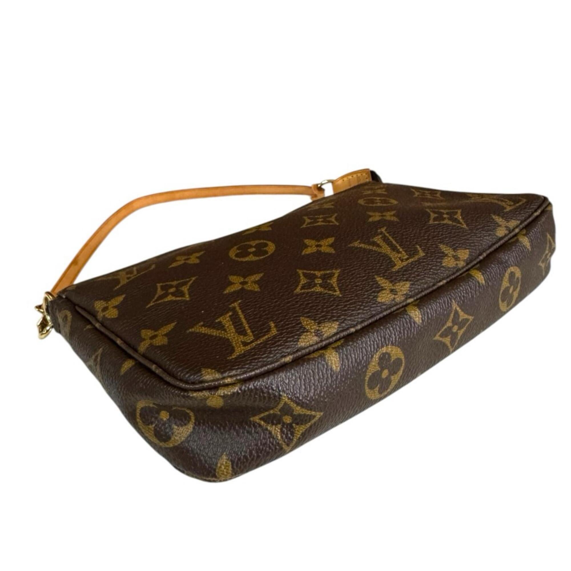 Louis Vuitton Brown Monogram Canvas Handbag (Pre-Owned)