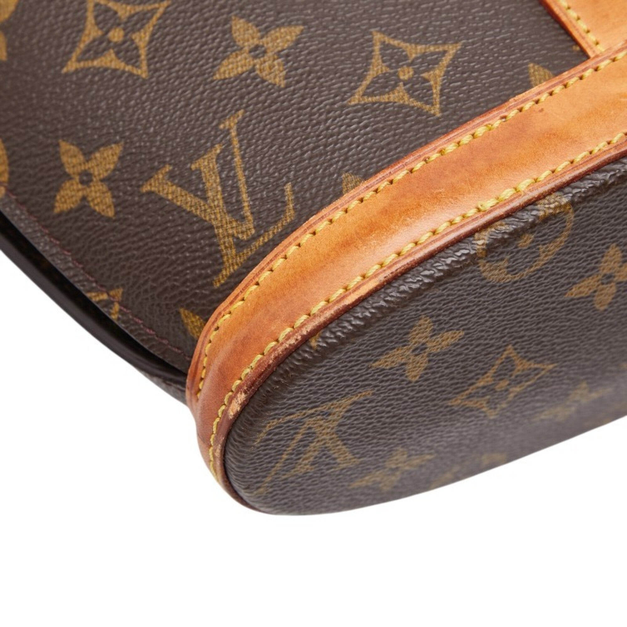 Louis Vuitton Brown Pvc Leather Shoulder Bag Tote Bag (Pre-Owned)