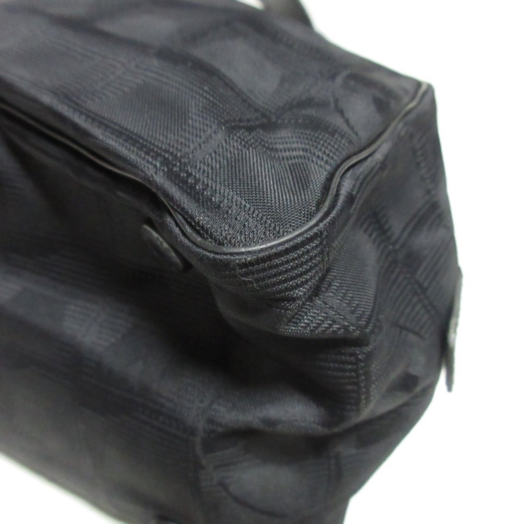 Chanel Black New Travel Line Boston Bag Handbag (Pre-Owned)