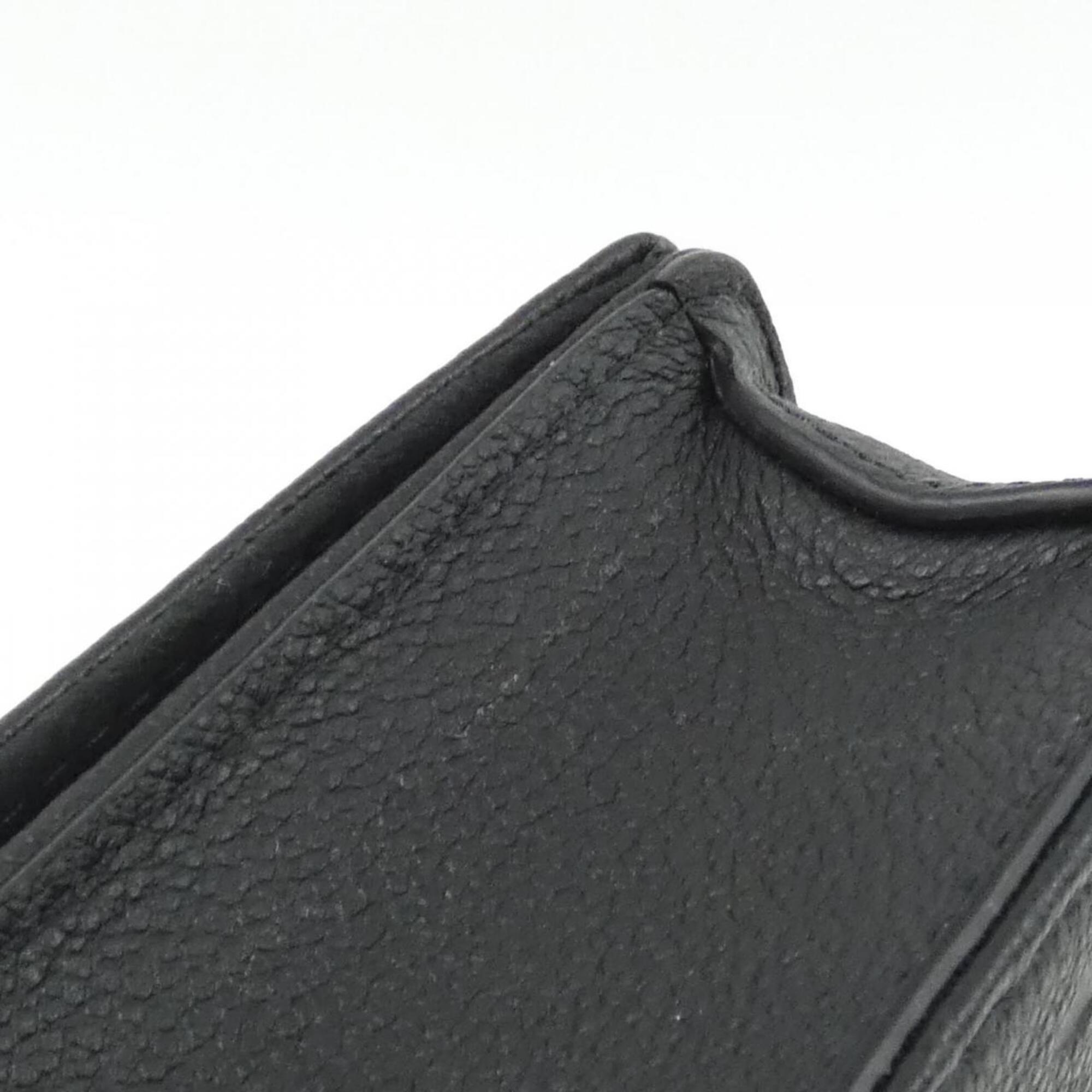 Louis Vuitton Black Leather Chain/Shoulder Wallet (Pre-Owned)