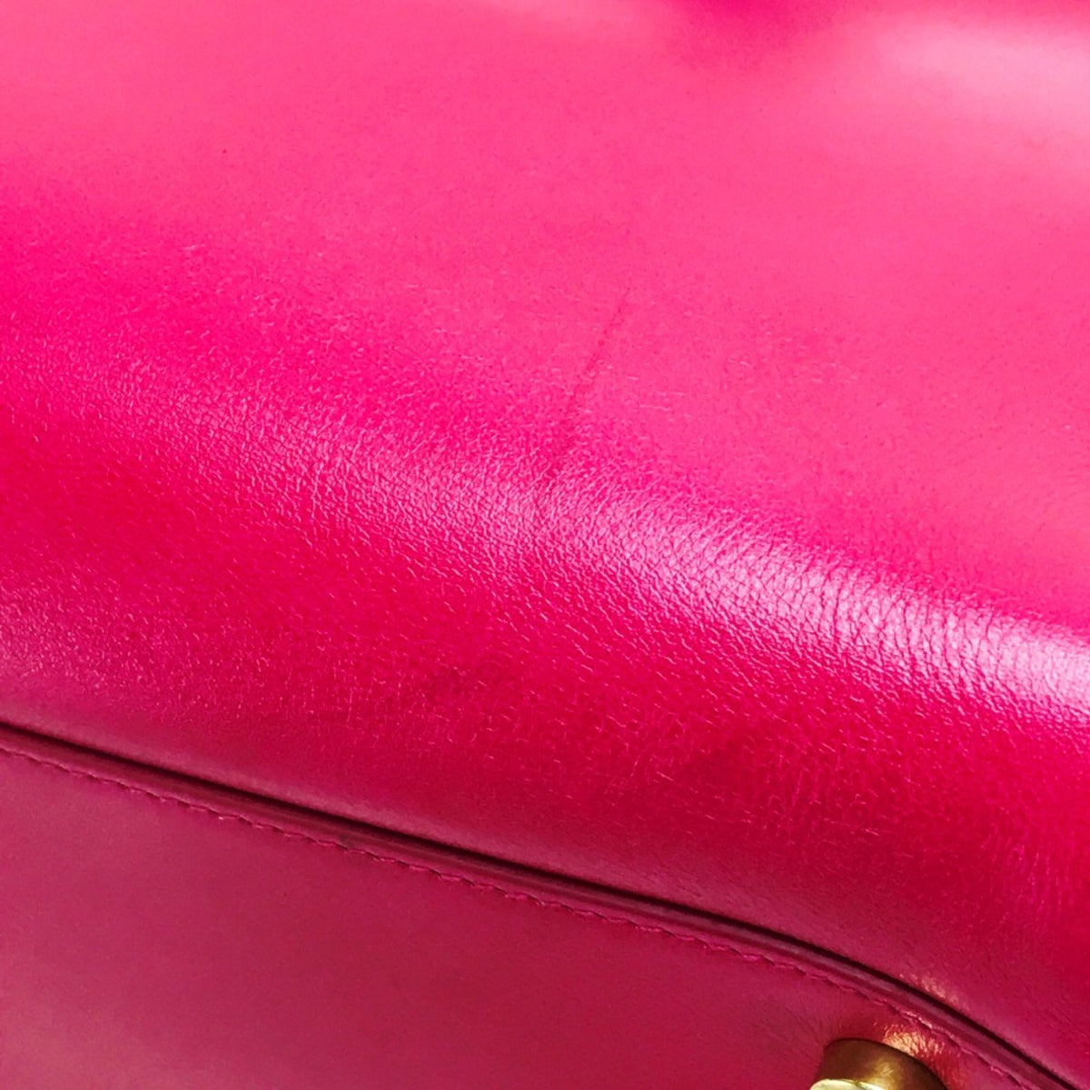 Saint Laurent Pink Leather Handbag Shoulder Bag (Pre-Owned)